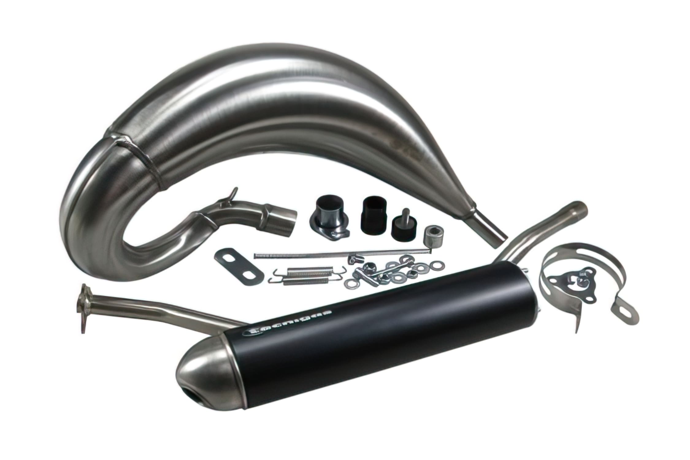 TG061252021 Marmitta Tecnigas E-NOX STEEL, Derbi Senda fino al 99/Bultaco Lobito, con omologazione, COD: TG061252021