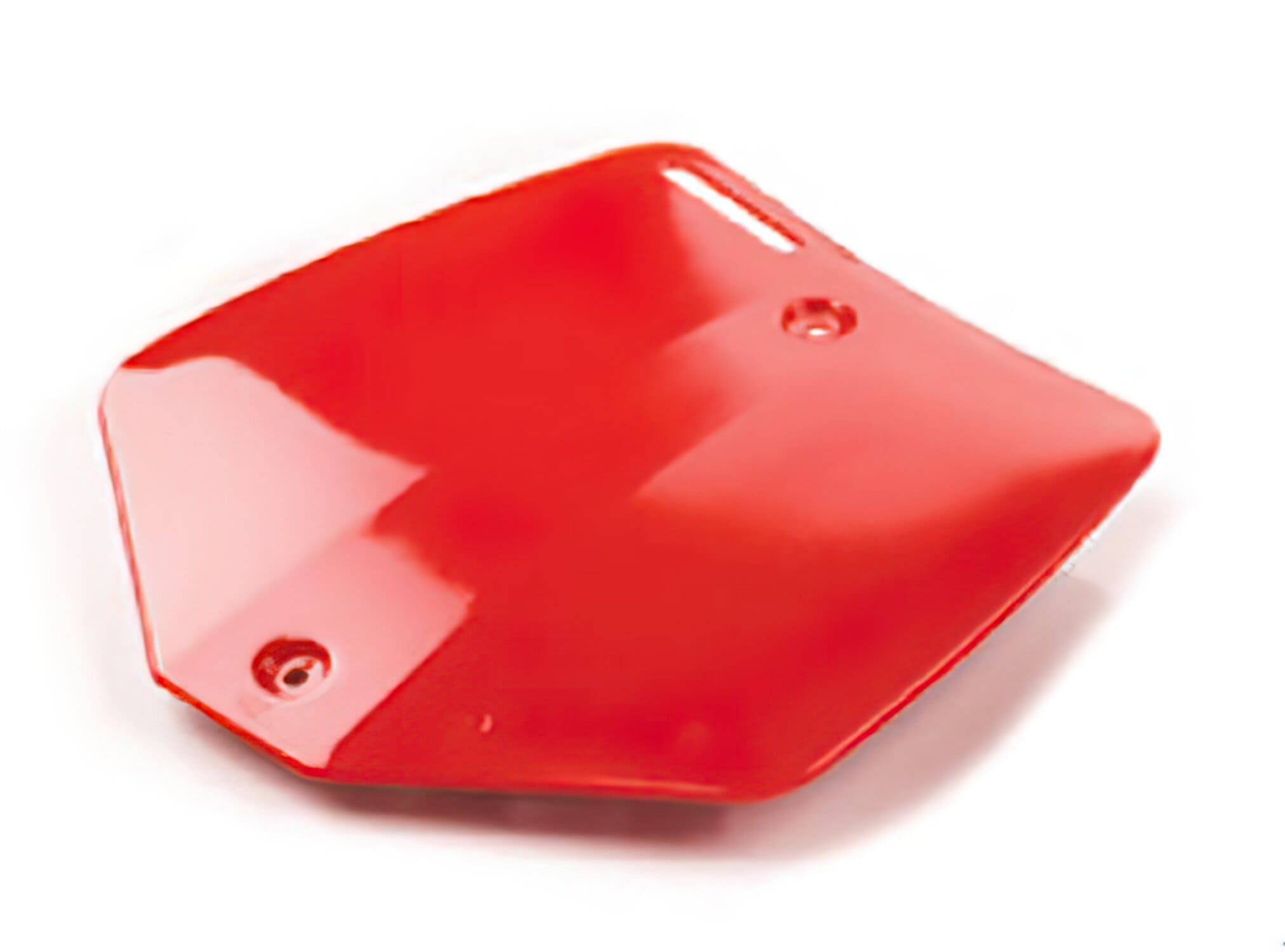 YCF-110-0212-02/RE Targhetta Numero di Gara rosso Pit Bike YCF Lite 88 / Start 88 fino 2019, COD: YCF-110-0212-02/RE
