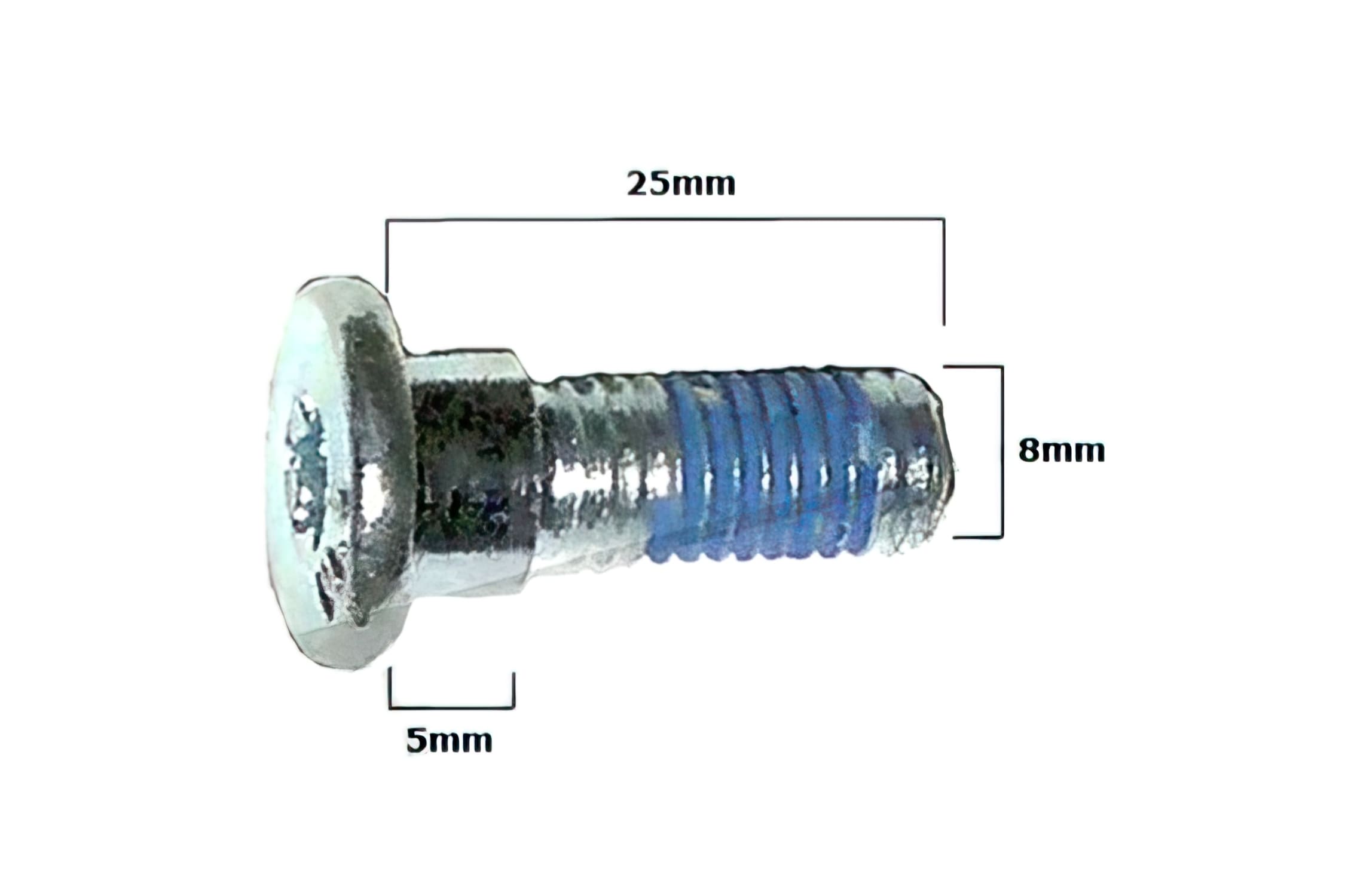 MF96.90090 Vite di disco freno testa piatta M8 x 25mm, COD: MF96.90090