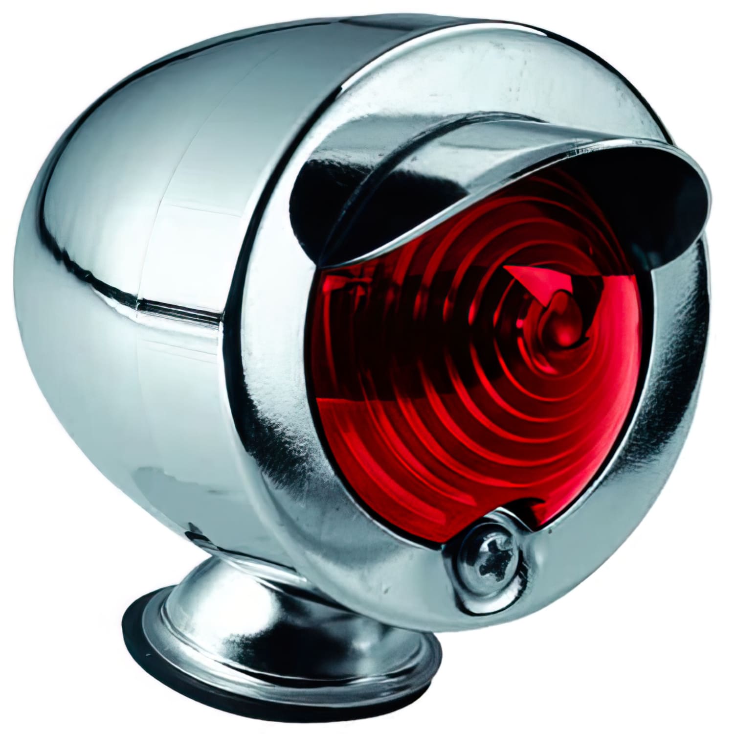 CGN2666 Faro Glide chrome / rosso con copri