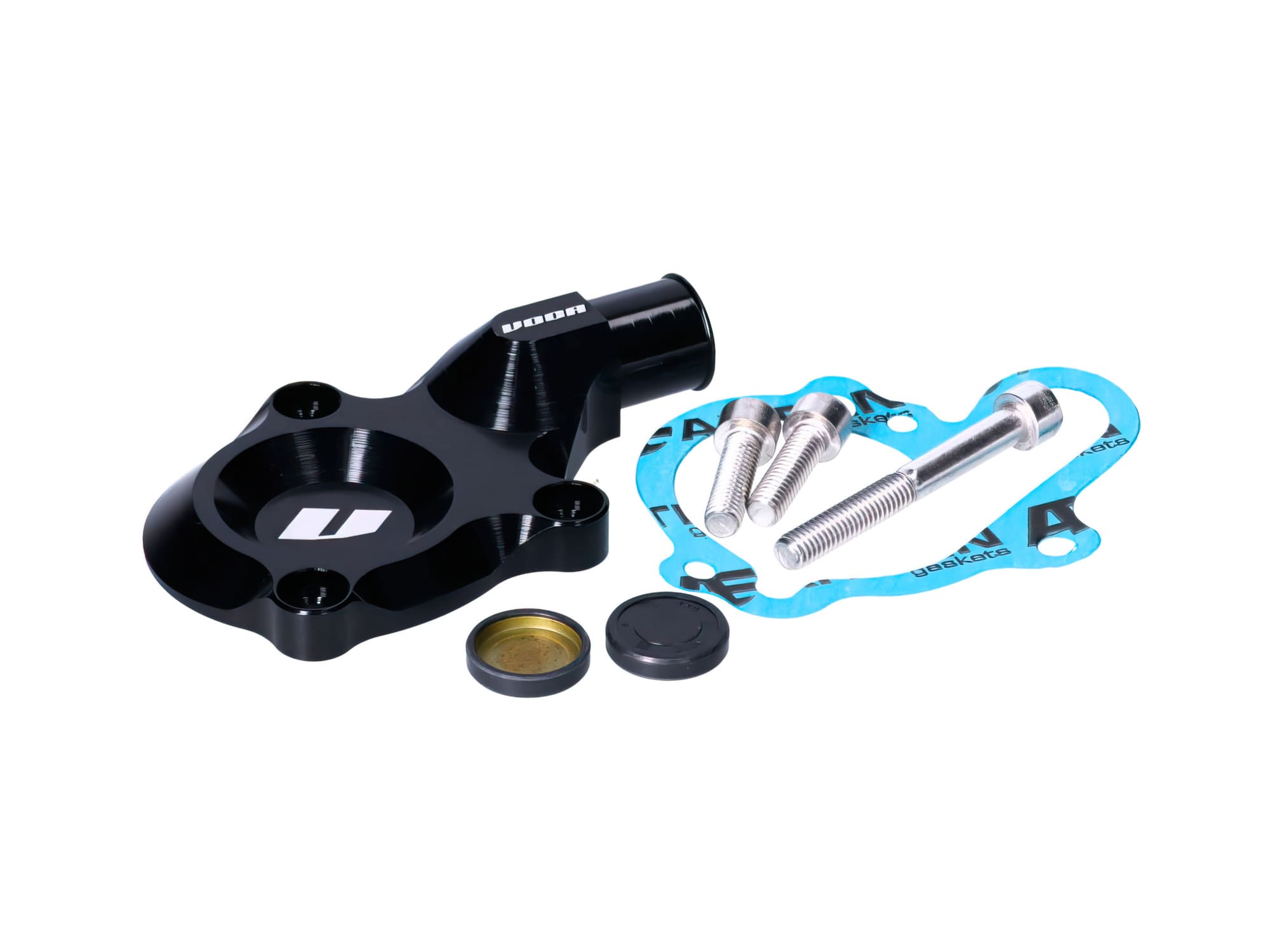 VCR-RD09.AM6/BK Coperchio Pompa Acqua Voca CNC nero Minarelli AM6, COD: VCR-RD09.AM6/BK