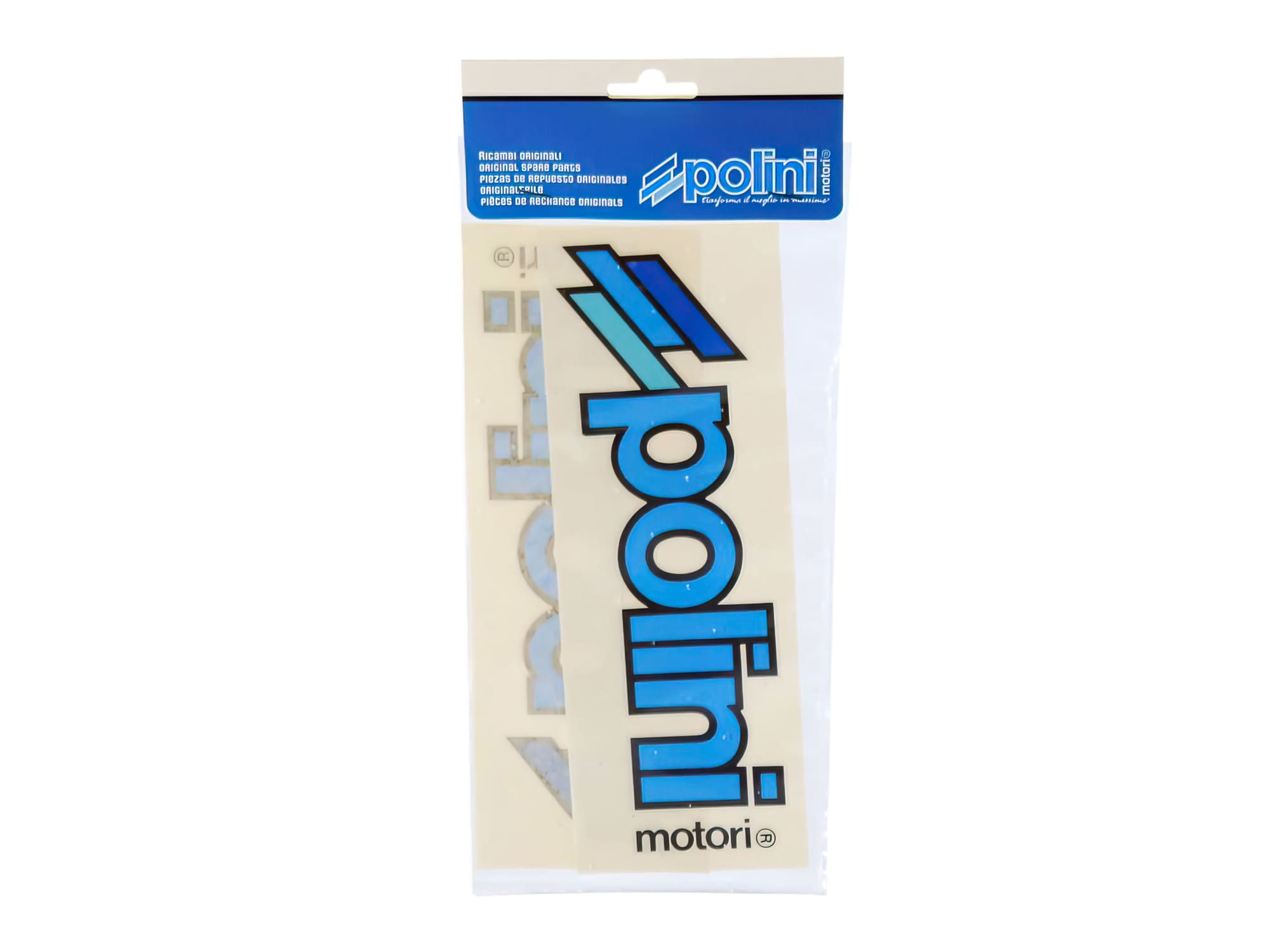 P225.021 Adesivi (x2) Polini 23x8cm blu, COD: P225.021