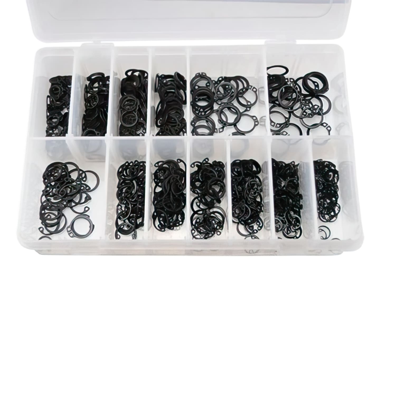 CGN504841 Set anelli elastici 625 pezzi esterno 8 - 15mm / interno 9 - 15mm