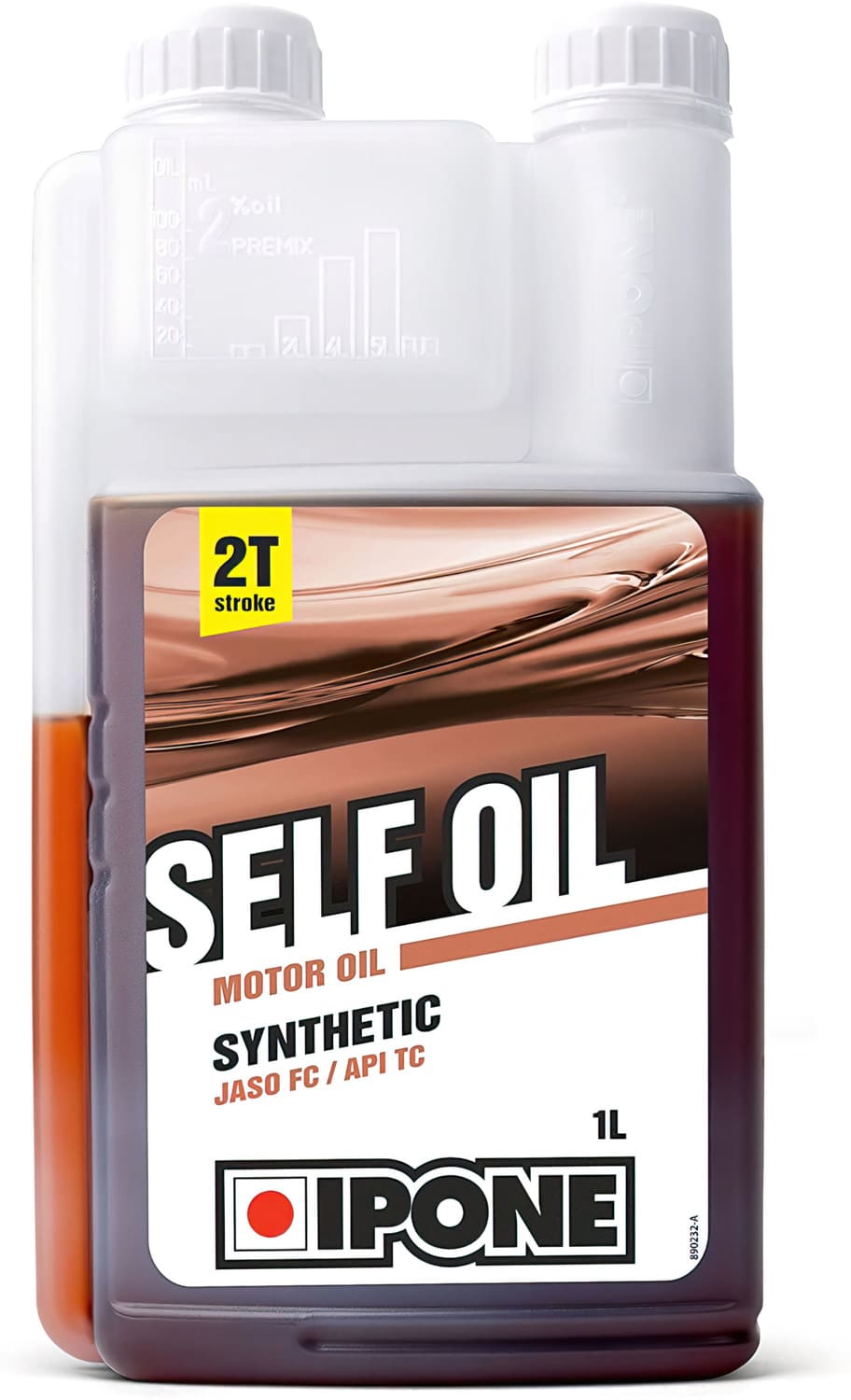 IP-SELFOIL/1L Olio Motore 2 tempi Ipone Self Oil semi-sintetico 1L, COD: IP-SELFOIL/1L