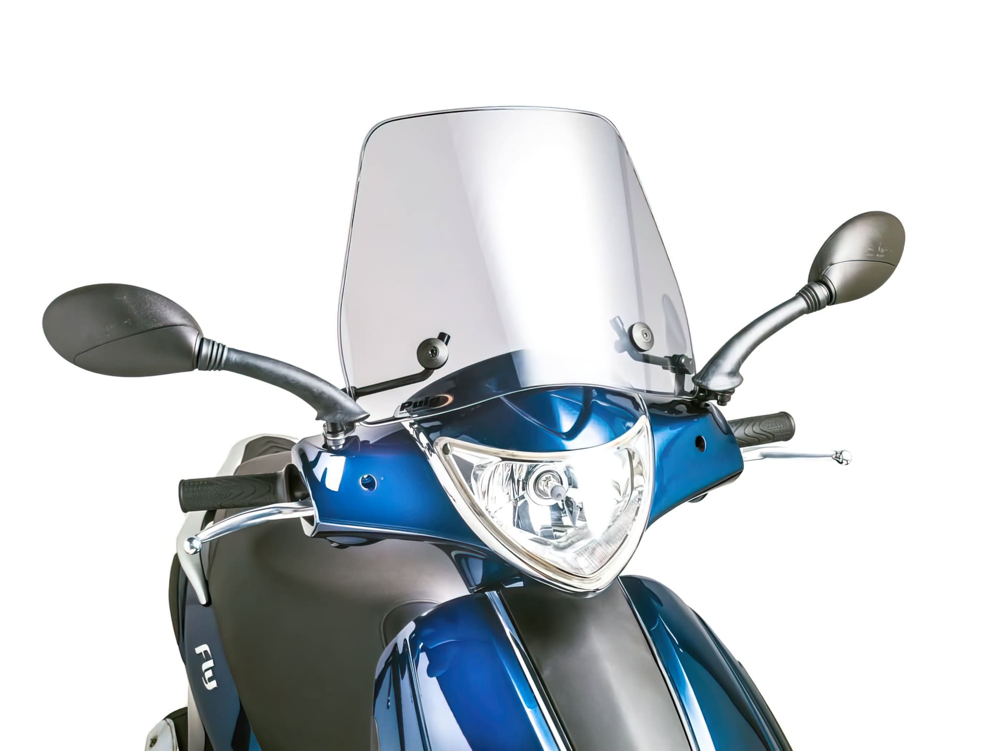 PUI6533H Puig Trafic Windshield Smoked Piaggio Fly 50 2005-14