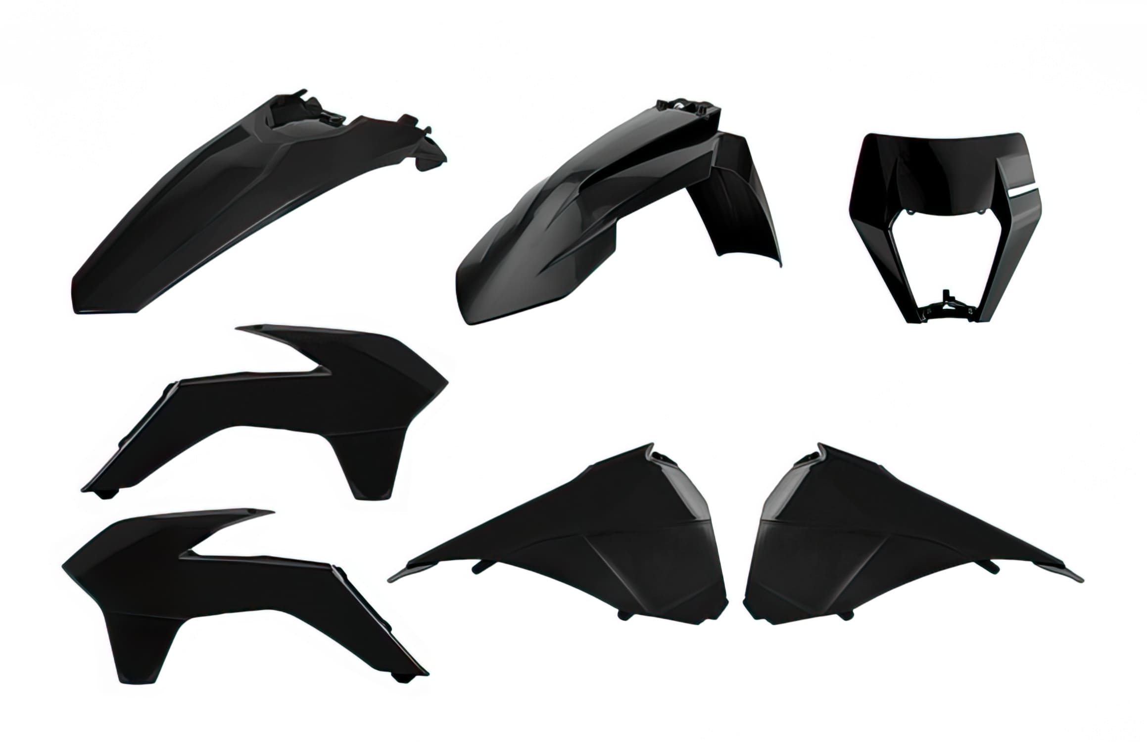 POL-90880 Kit Carena Polisport Restyle Enduro nero KTM EXC / EXC-F