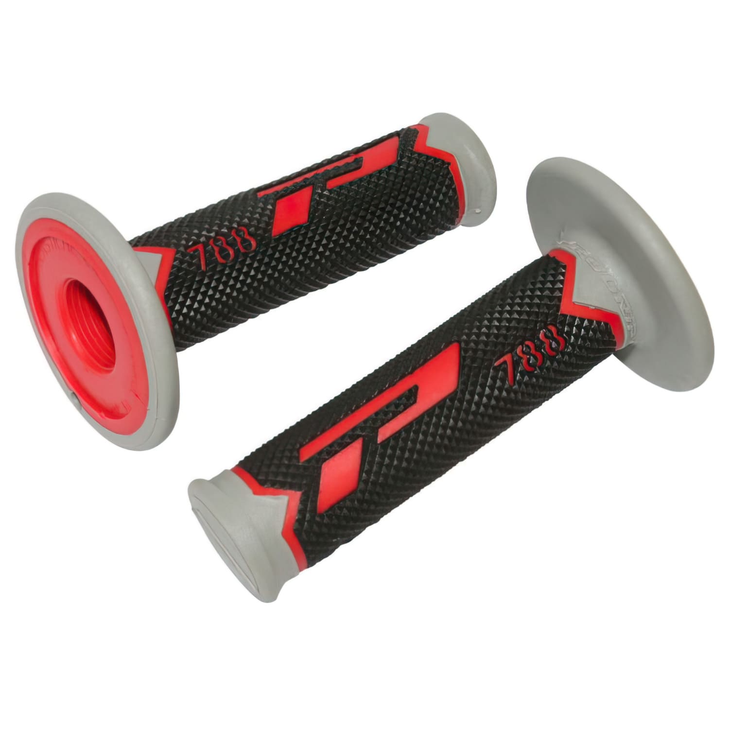 PG788-1721 Manopole ProGrip 788 triple density grigio/nero/rosso, COD: PG788-1721