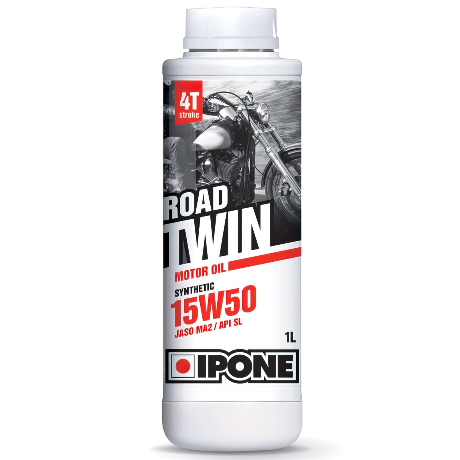 IP-800049 Olio Motore 4 tempi 15W50 Ipone Road Twin semi-sintetico 1L, COD: IP-800049