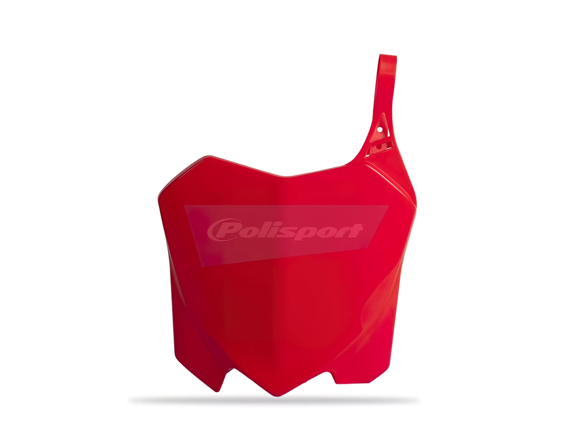 POL-PS213RD08 Targhetta Numero di Gara Polisport CRF 09-12 rosso