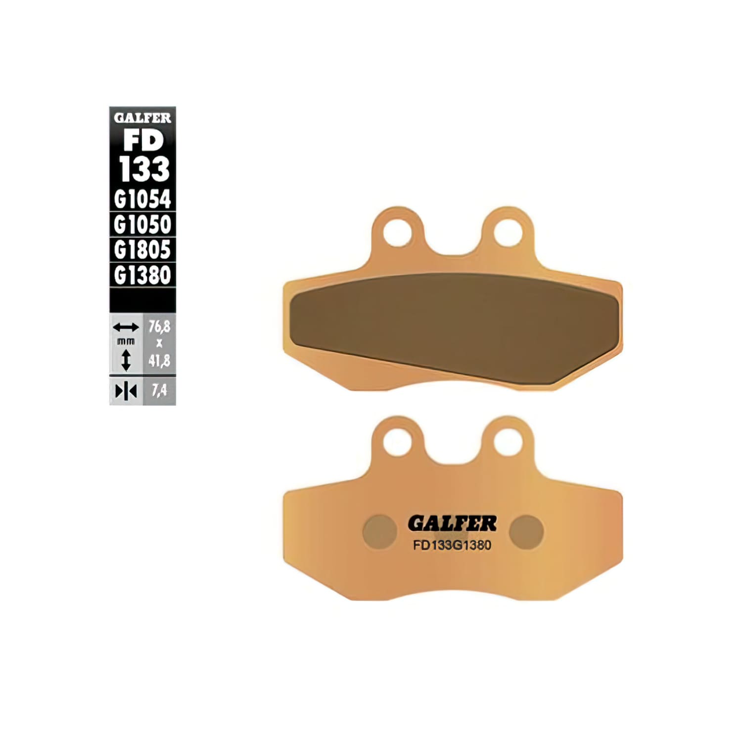 GLFD133G1380 Galfer sintered brake pads Beta RR (99 - 03)