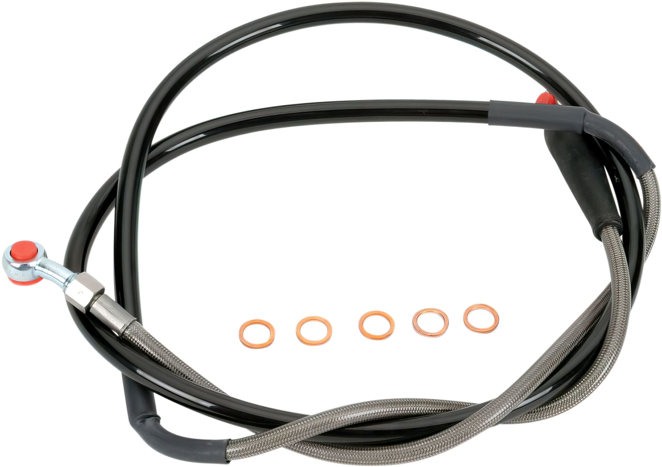 MRMY011046 Tubo Freno anteriore treccia d'acciaio Moose Racing Yamaha 125 - 450, COD: MRMY011046