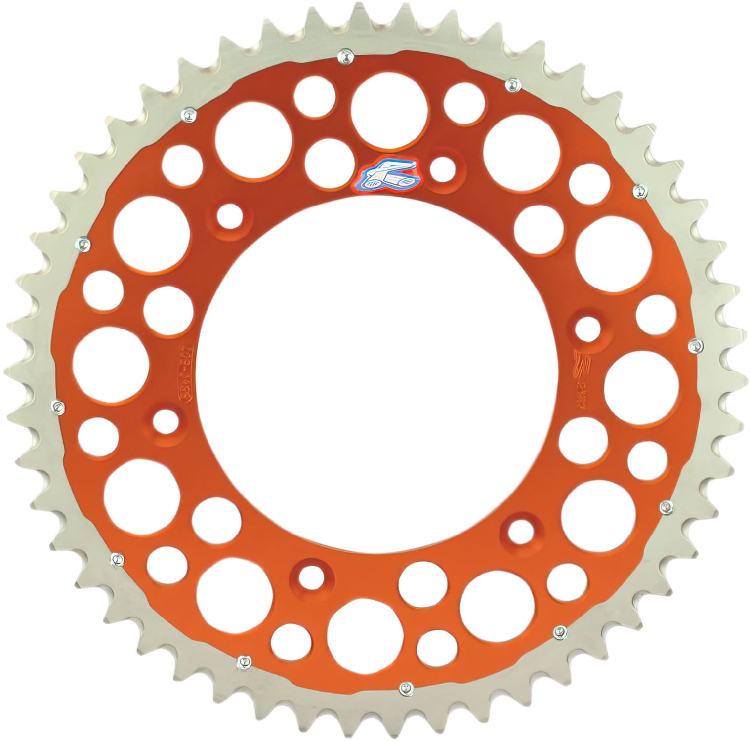 REN-12100983 Corona Renthal 520 Z.48 Twinring arancione KTM / Husqvarna