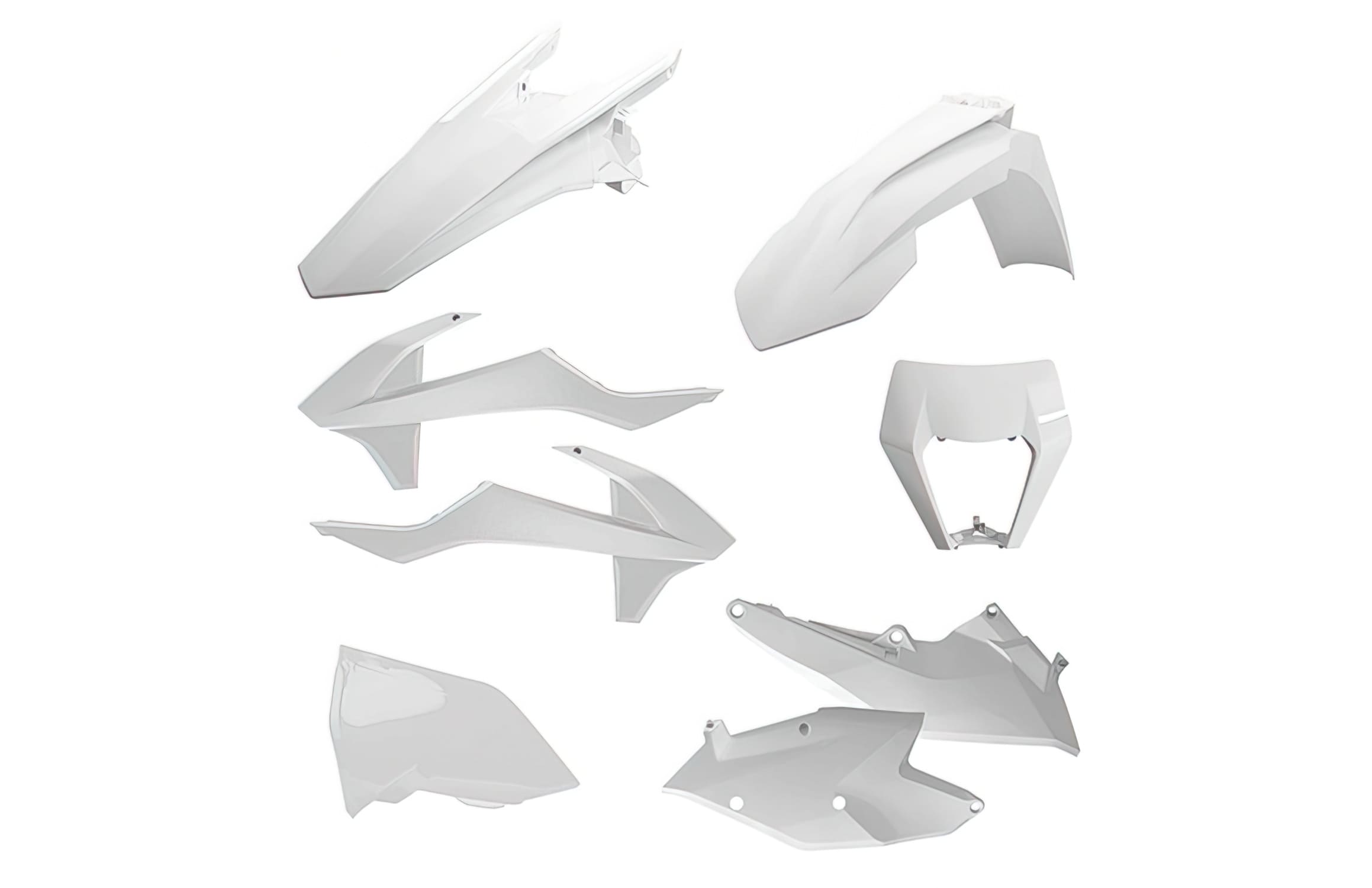POL-90882 Kit Carena Polisport Enduro bianco KTM EXC / EXC-F