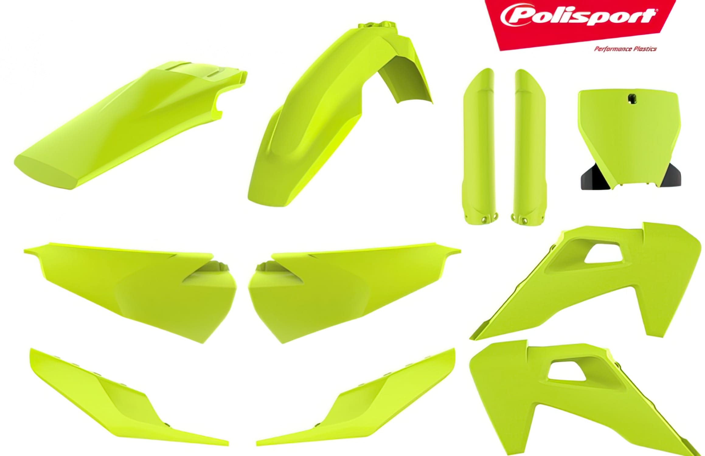 POL-90799 Kit Carena Polisport giallo fluo Husqvarna TC / FC