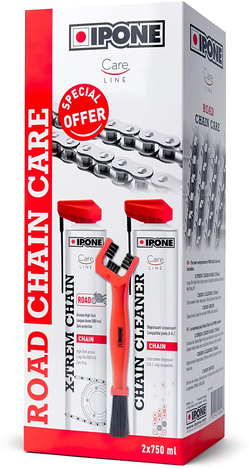 IP-BOXCHAINCARE/1 Kit di cura della catena strada Ipone, COD: IP-BOXCHAINCARE/1