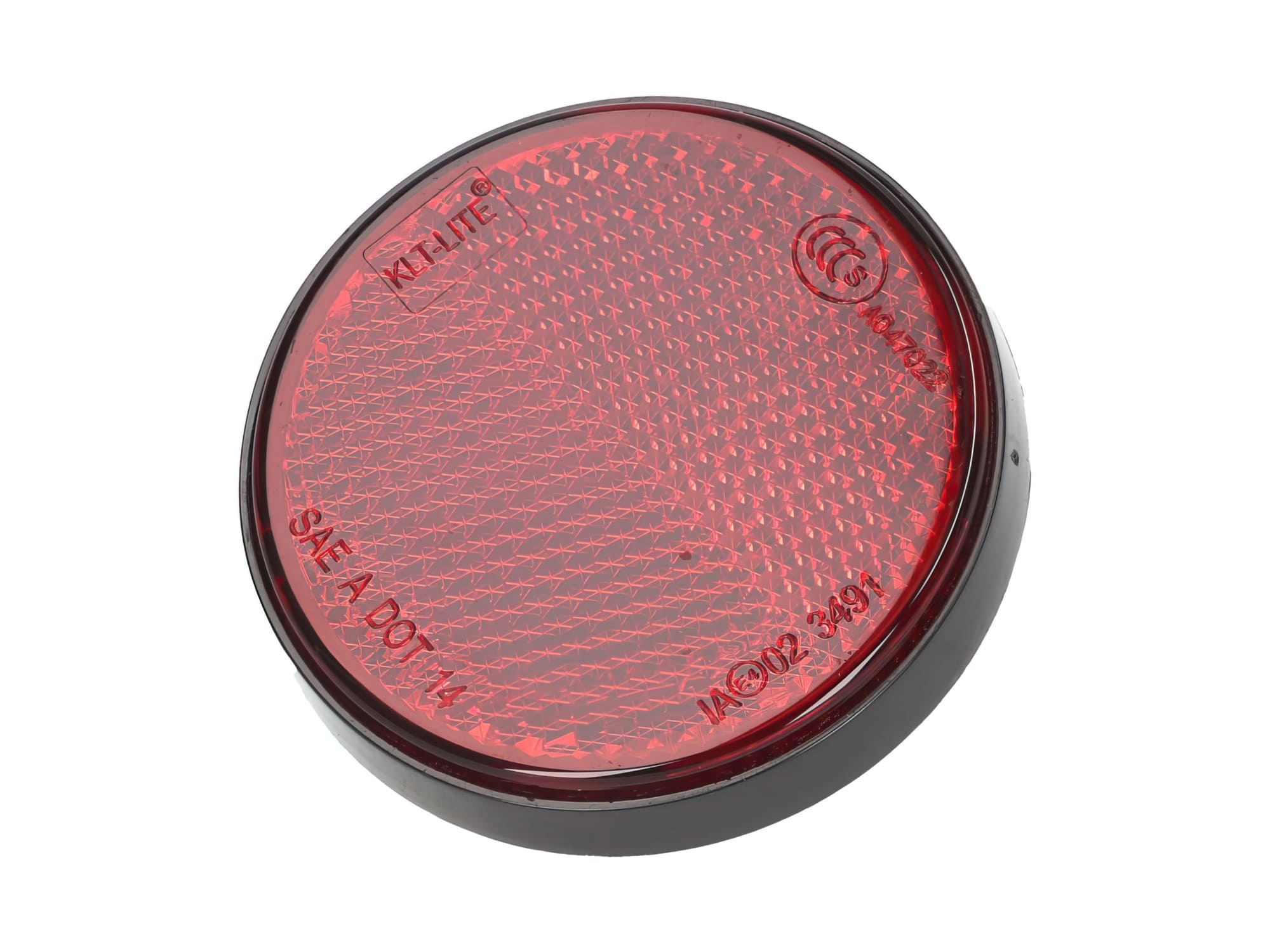 MOF-37427 Riflettore rotundo arancione da avvitare d.55mm