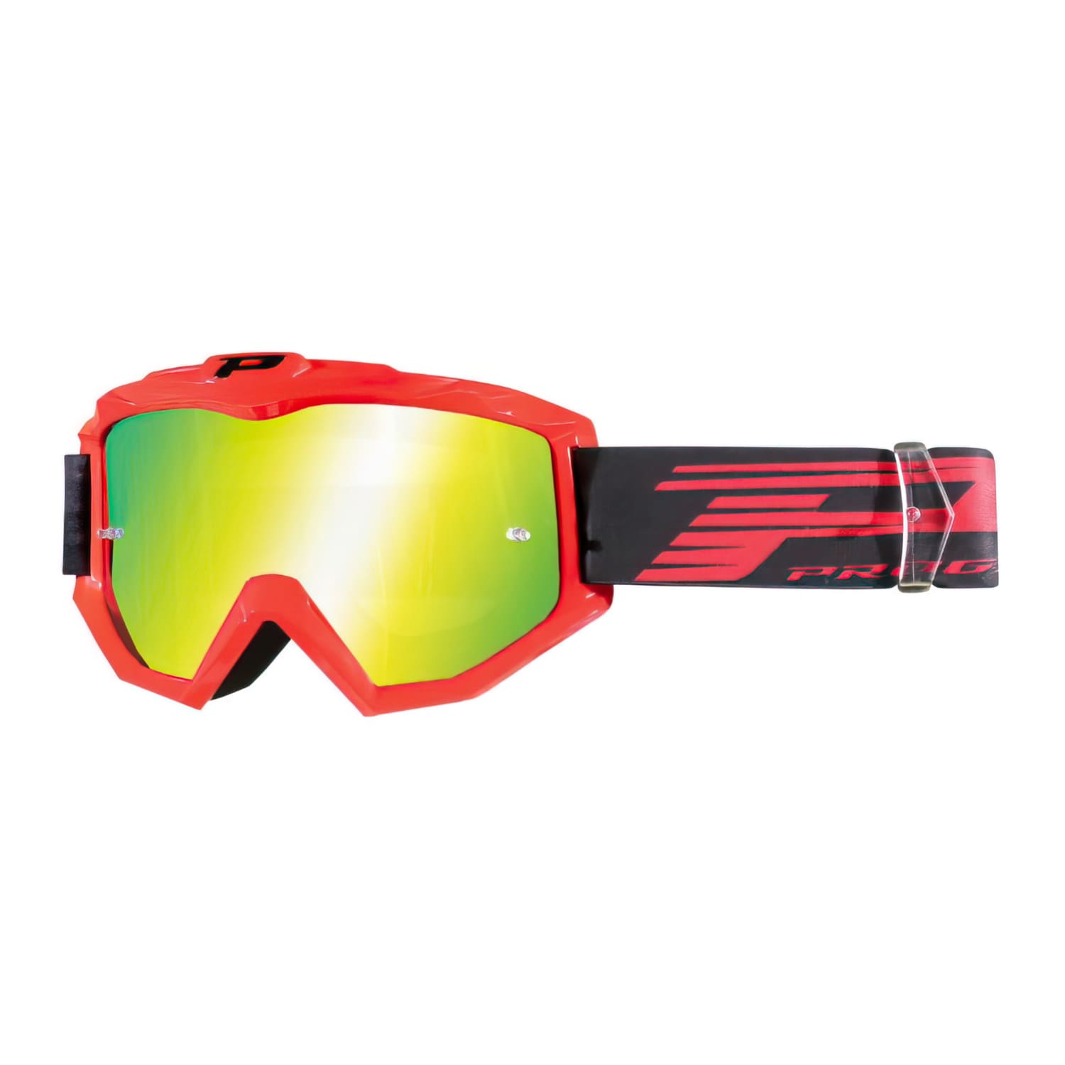 PG3201-FL-149867 Maschera cross ProGrip 3201 FL vetro specchiato rosso/nero, COD: PG3201-FL-149867