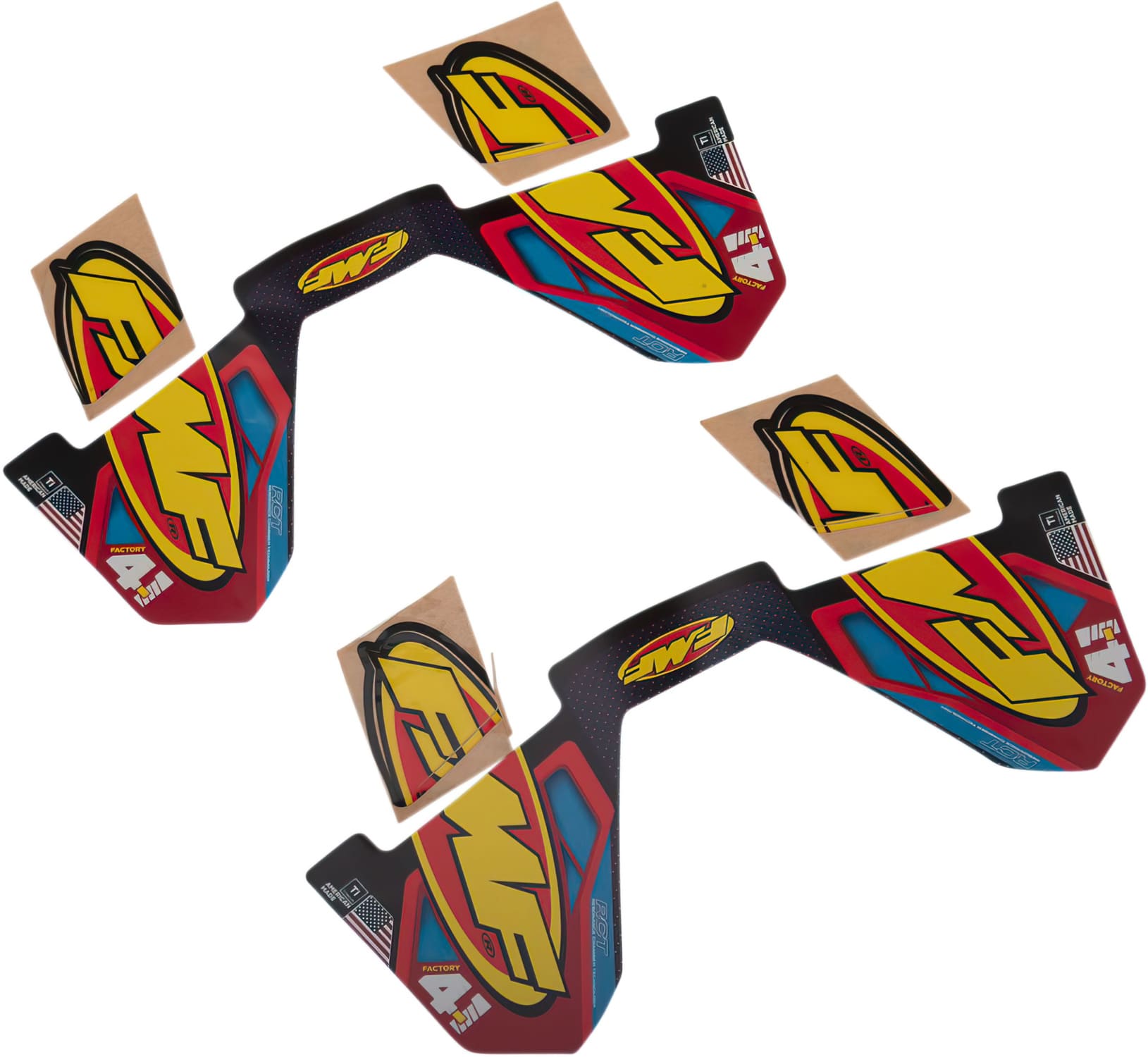 FMF43202198 Adesivo silenziatore Factory 4.1 RCT titanio CRF doppia
