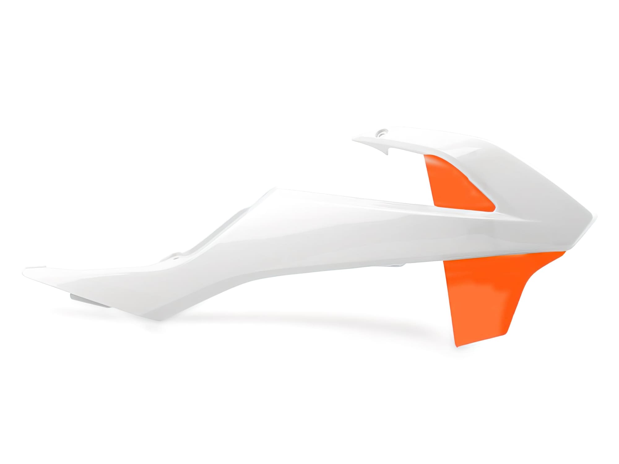 POL-8422100008 Carene laterale anteriore Polisport arancione / bianco KTM SX 65, COD: POL-8422100008