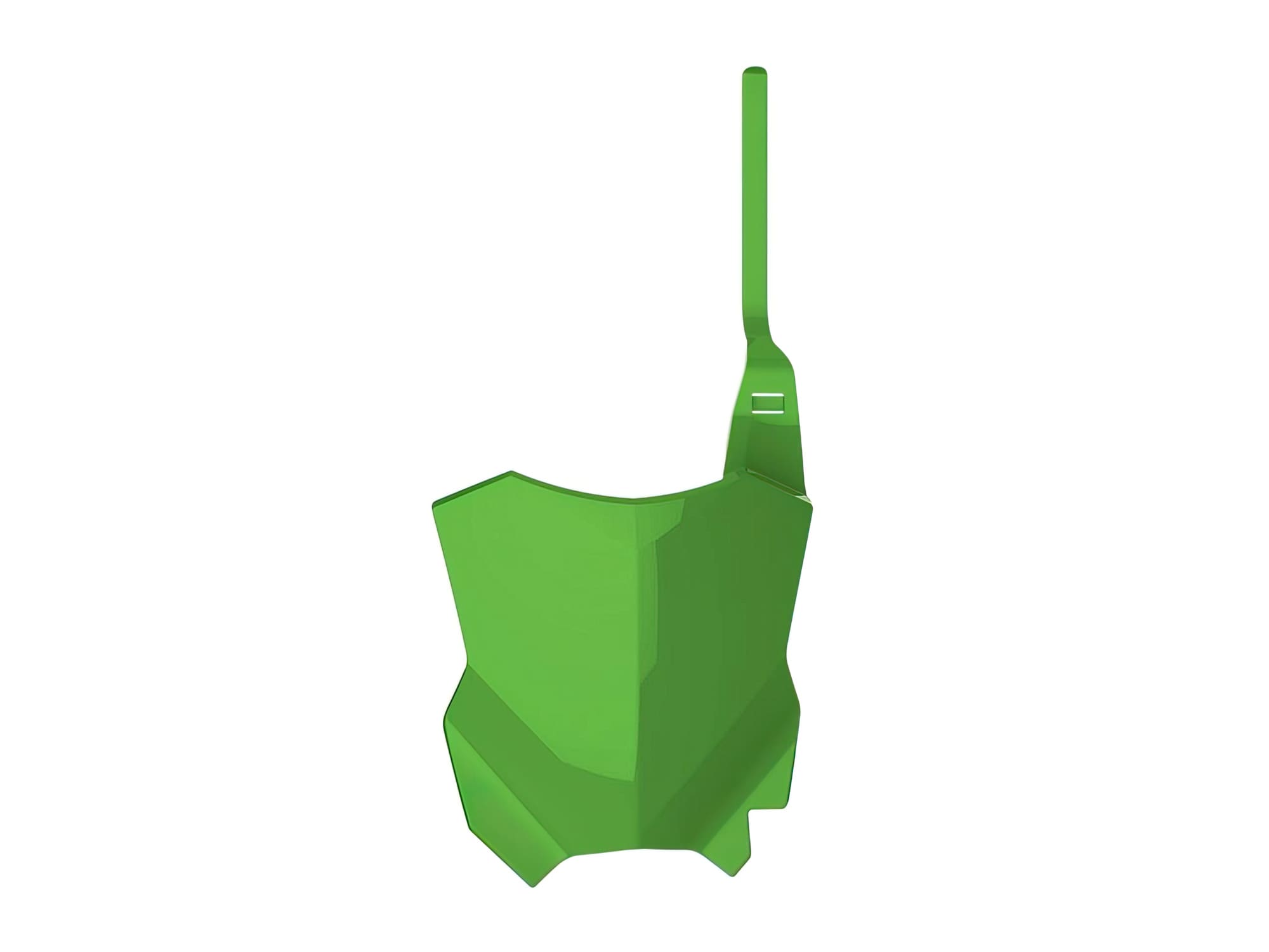 POL-8467800001 Targhetta Numero di Gara Polisport Restyle verde Kawasaki KX 125 / 250, COD: POL-8467800001