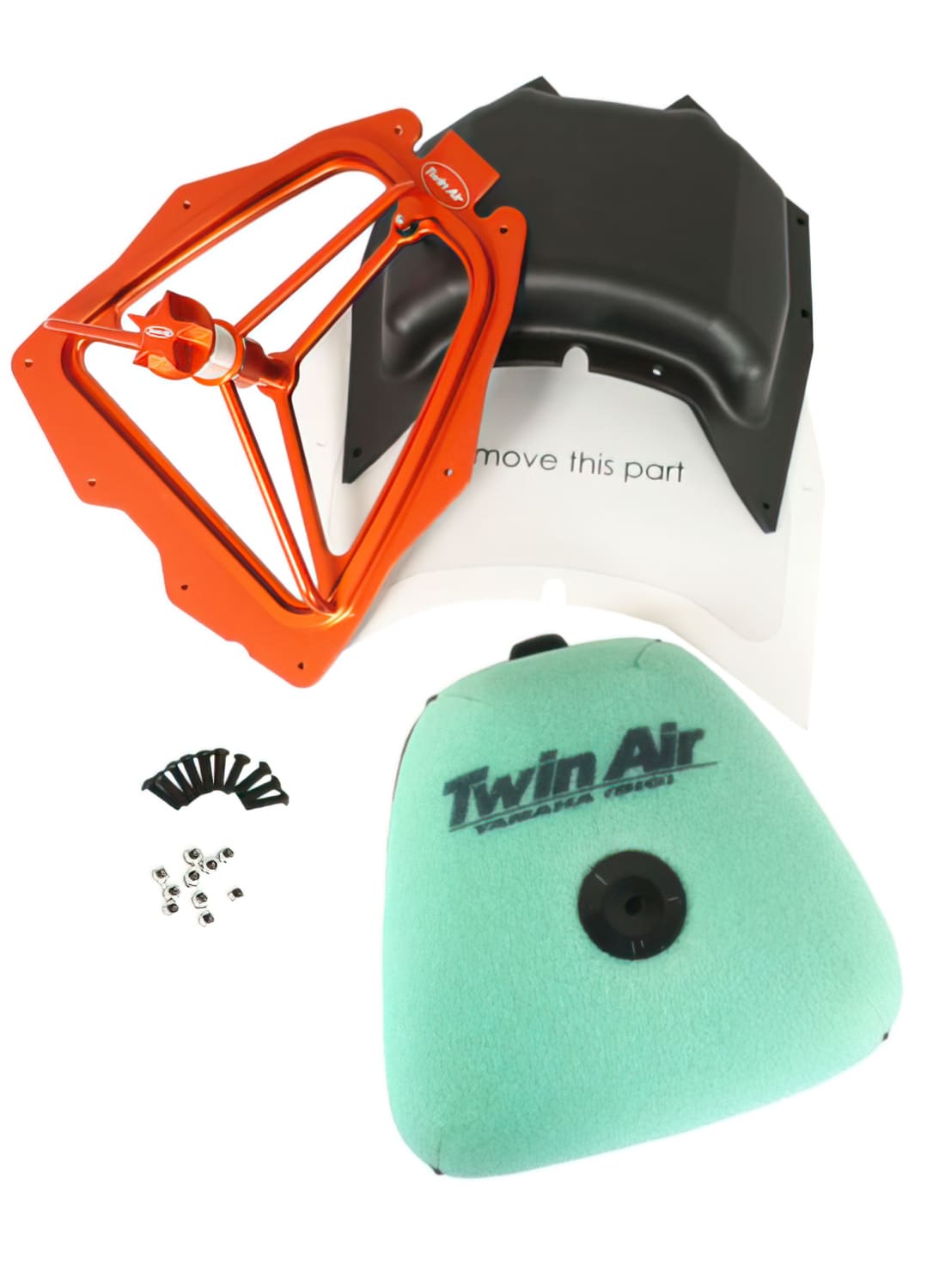 TWA-152220ABK Kit Air Box con filtro + coperchio Powerflow Twin Air Yamaha