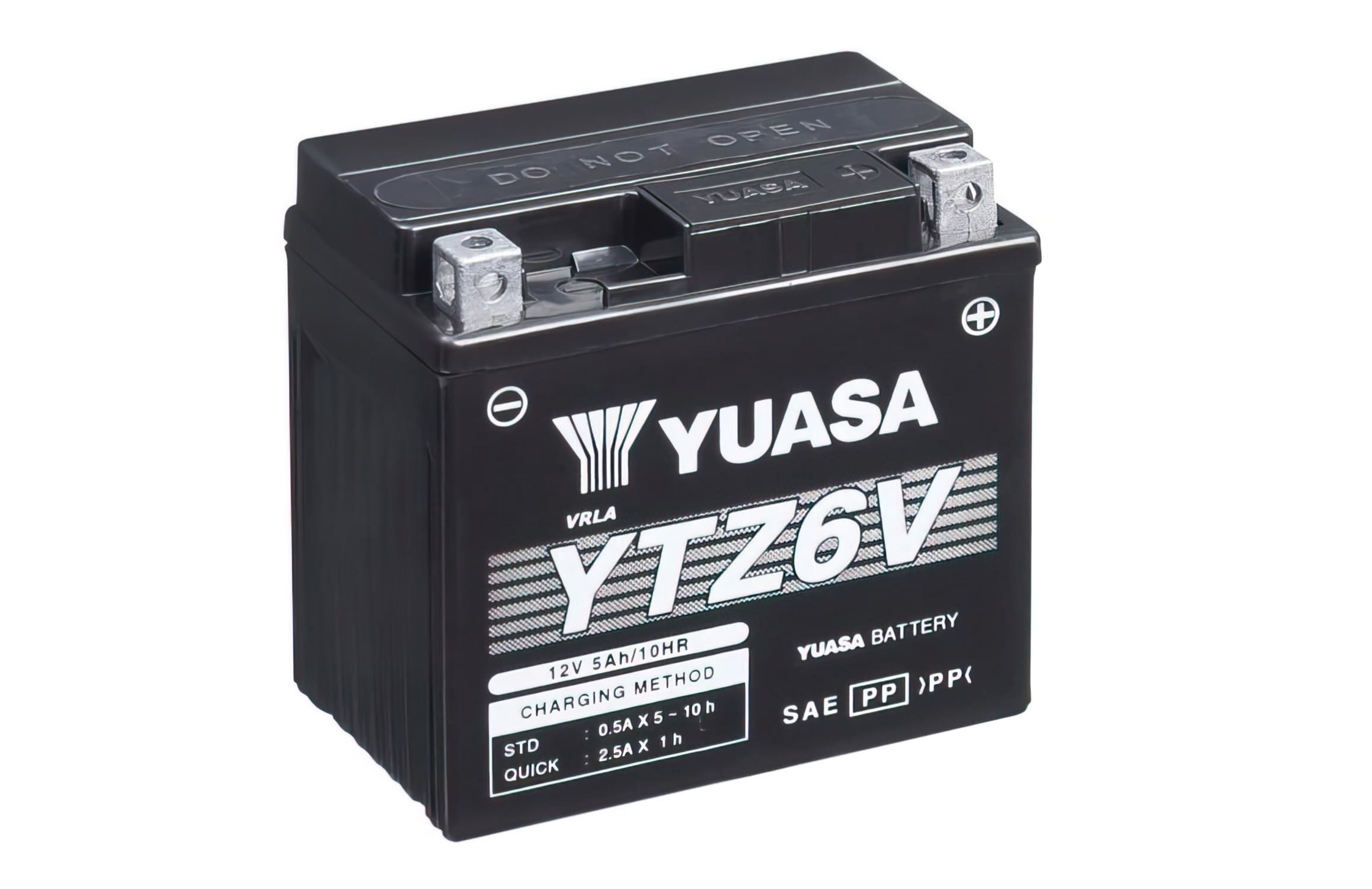 YUA36217 Yuasa YTZ6V DRY MF Maintenance Free Battery - Ready to Install
