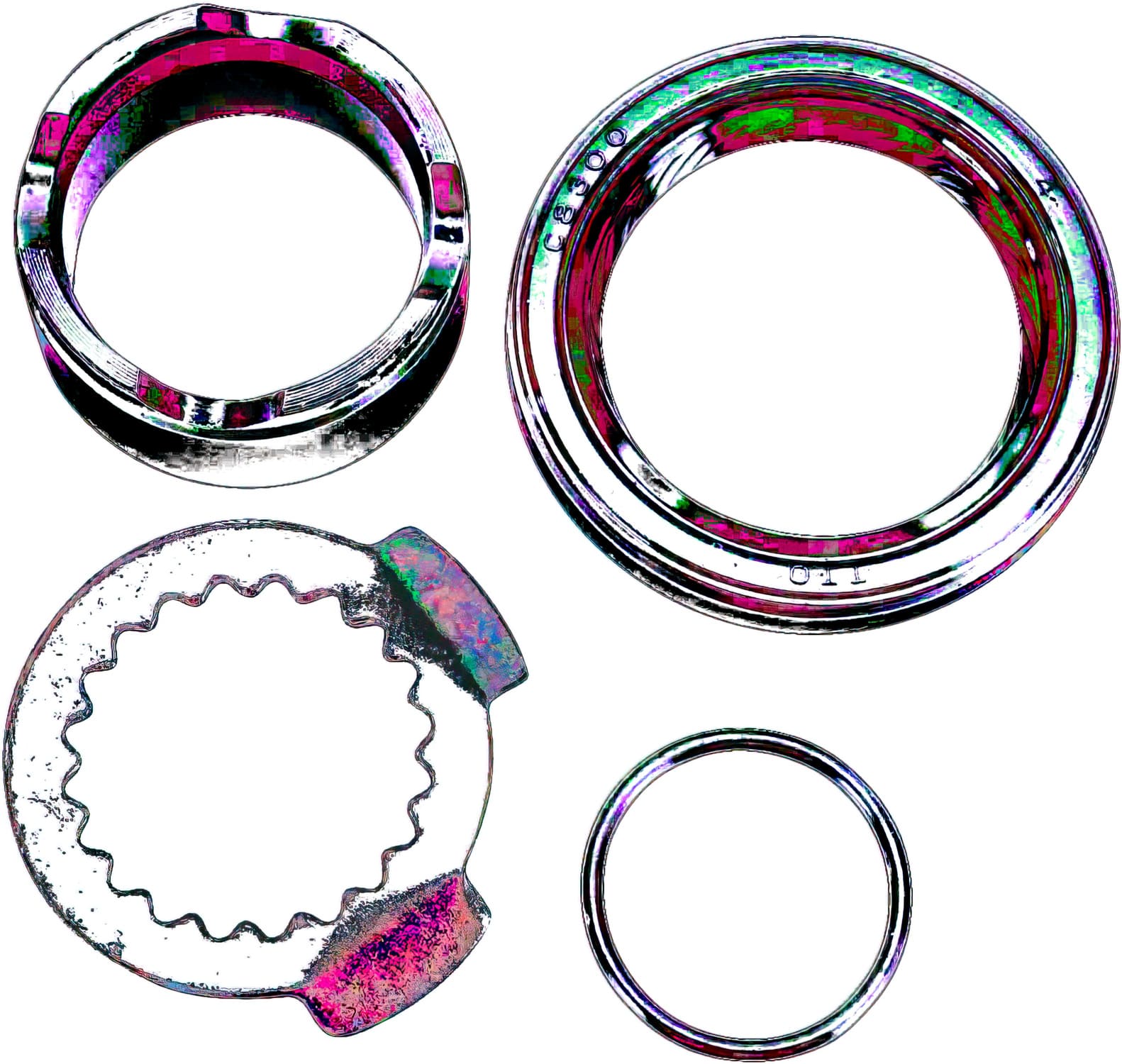 MR09350445 Kit paraolio pignone albero intermedio Moose Racing YZF 250, COD: MR09350445