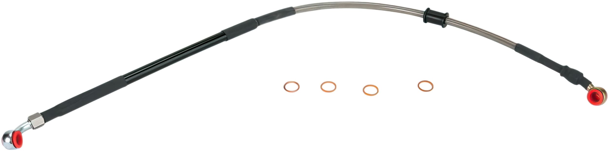 MRMH022027 Tubo Freno posteriore treccia d'acciaio Moose Racing CRF 450, COD: MRMH022027