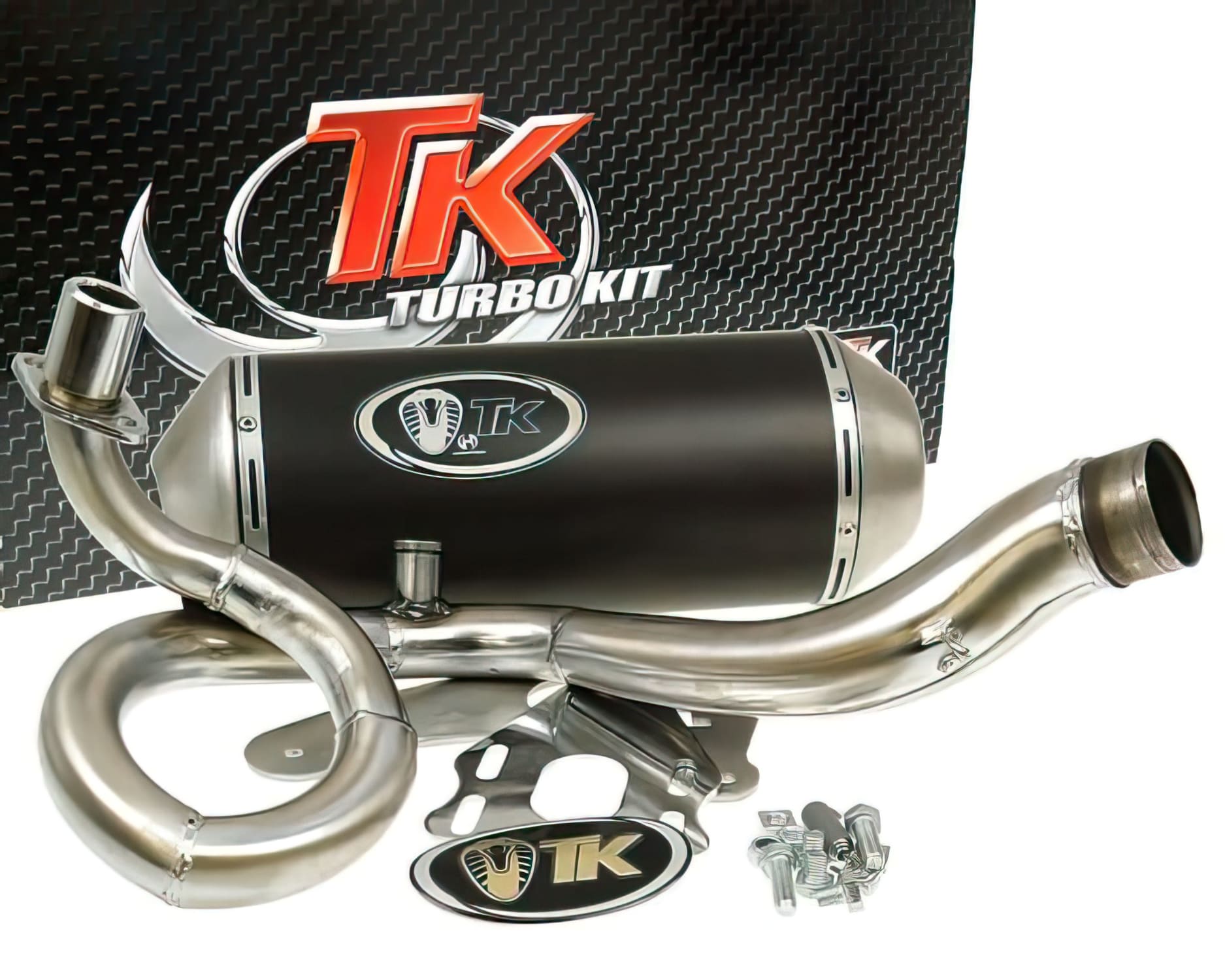 TK-M4T67-N Marmitta Turbo Kit GMax Vespa LX / S 125-150cc AC 09-13