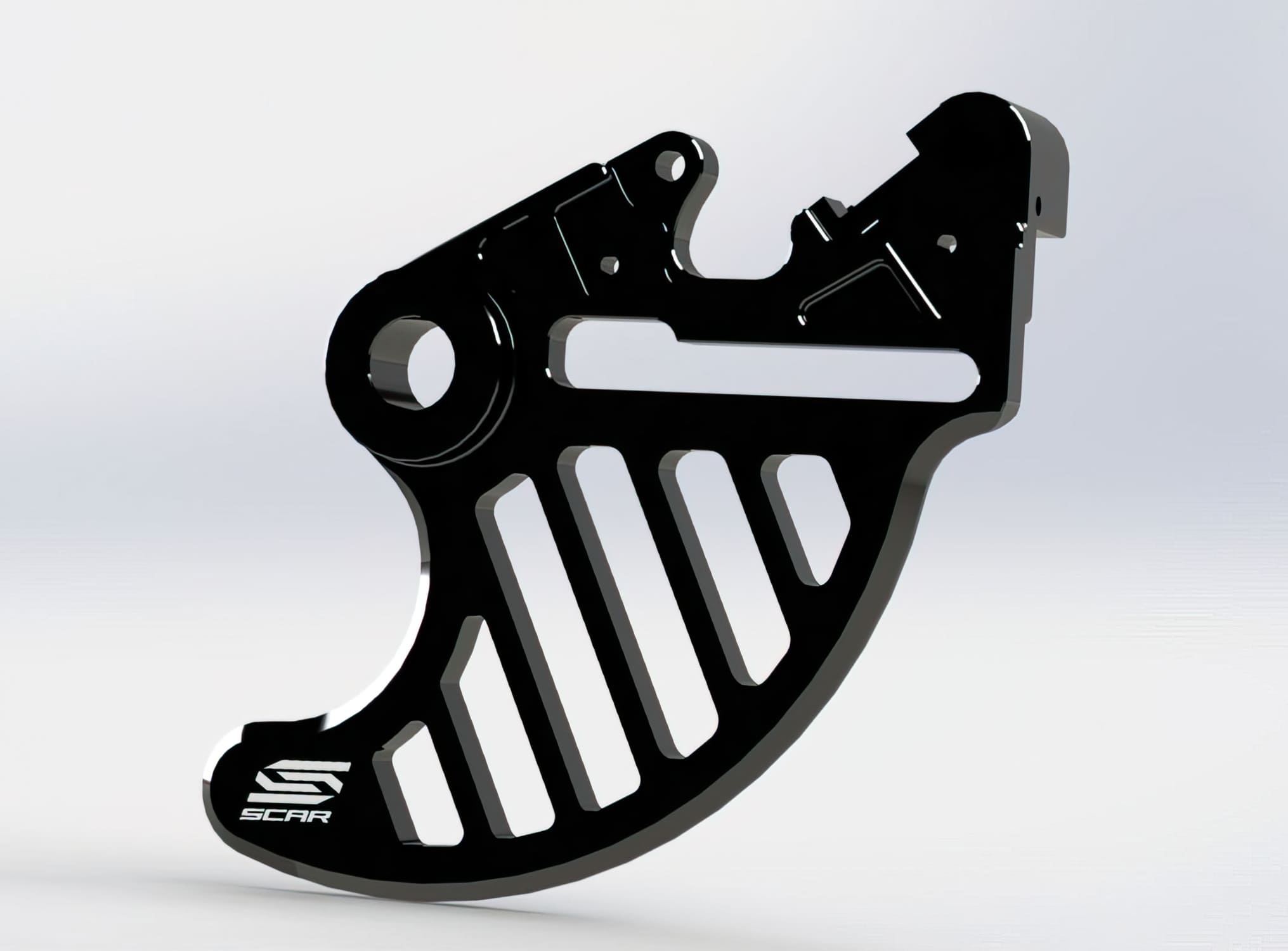 SC-17111797 Protezione disco freno posteriore Scar KTM / Husqvarna / GasGas nero, COD: SC-17111797