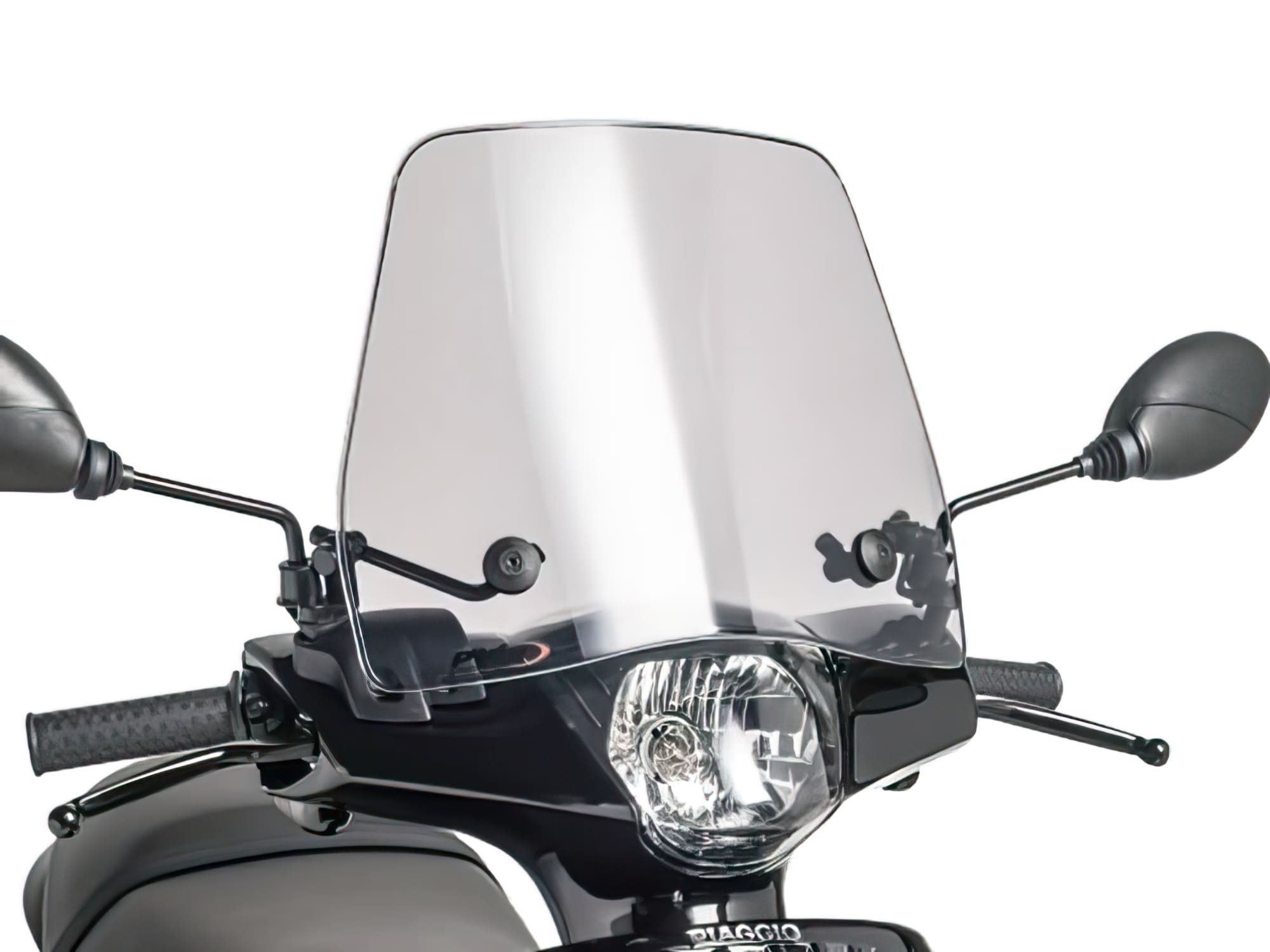 PUI6534H Puig Trafic Windshield Smoked Piaggio ZIP 50 2T