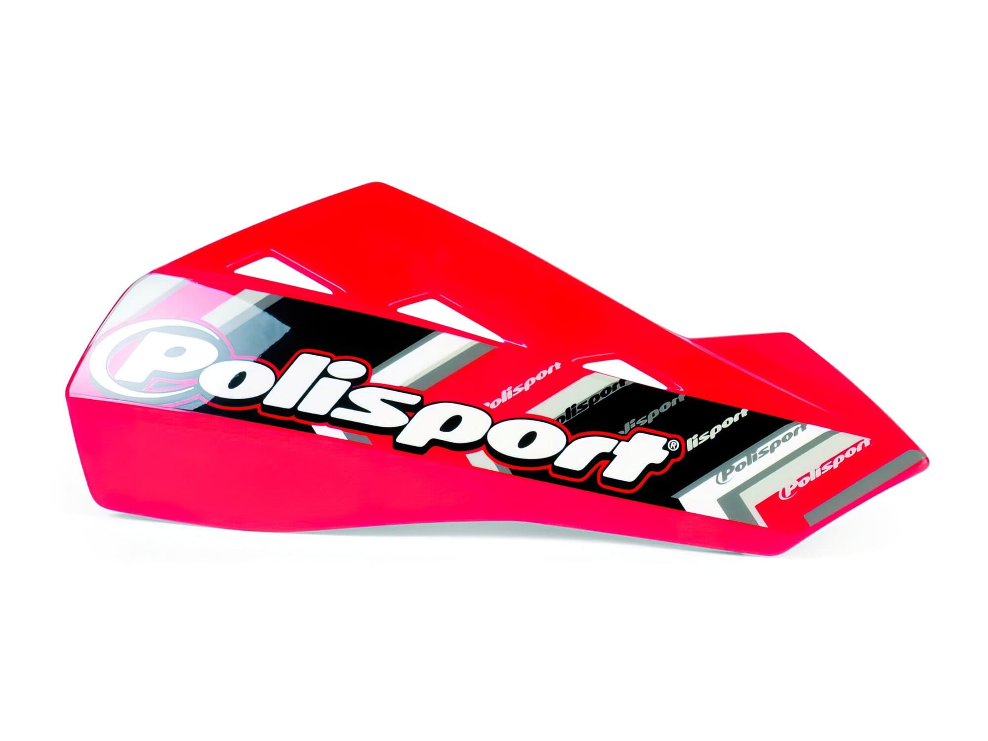 POL-PS026RD05 Polisport Qwest Handguards with Red Mounting Kit