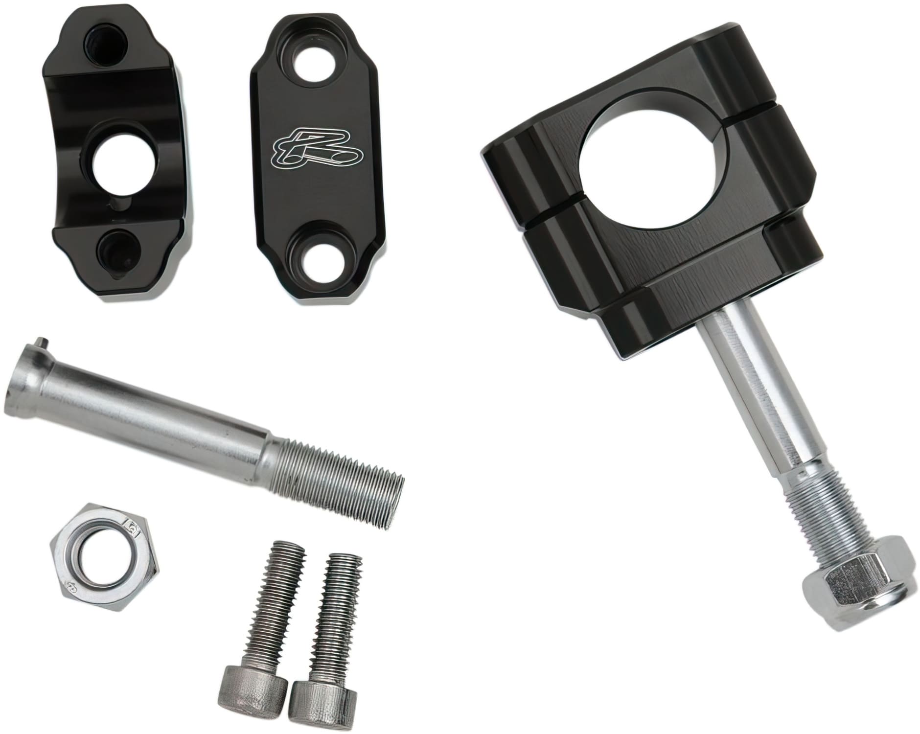 REN-CL002 Fascette manubrio Renthal 28,6 Honda / Yamaha Offset 0mm, COD: REN-CL002