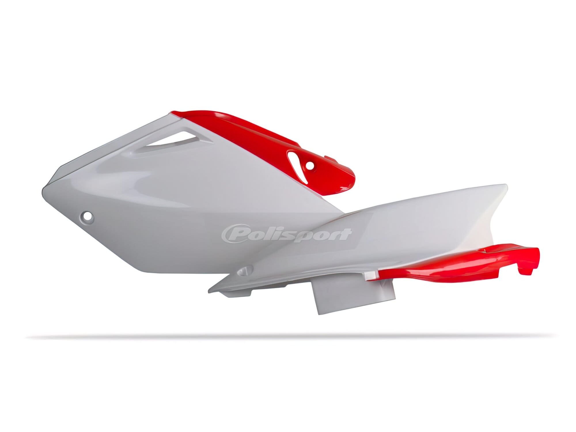 POL-8569400003 Carene laterali Polisport colore originale bianco / rosso Honda CRF 250, COD: POL-8569400003