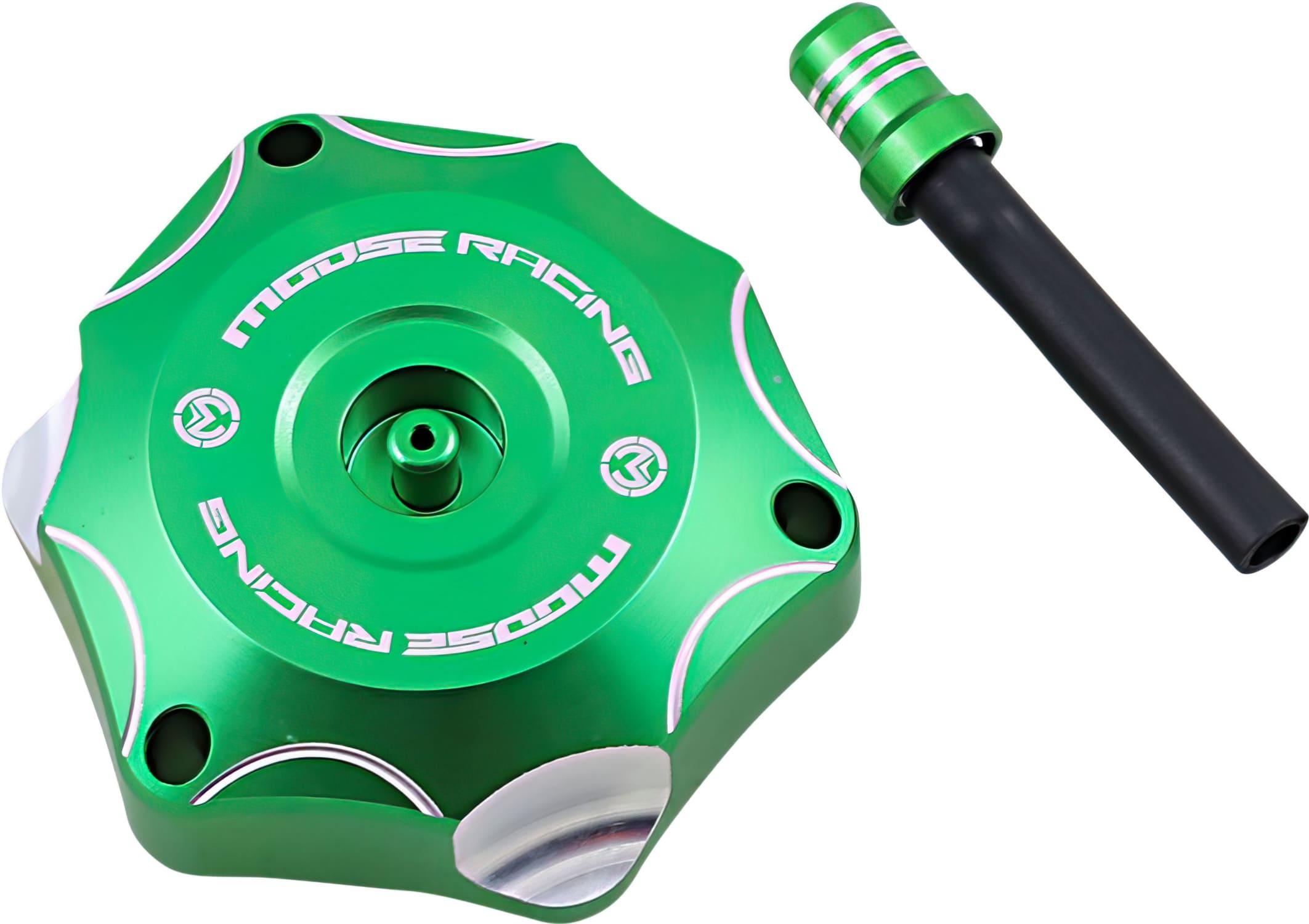 MR07030832 Tappo Serbatoio alluminio Moose Racing Kawasaki KXF 250 / 450 verde, COD: MR07030832