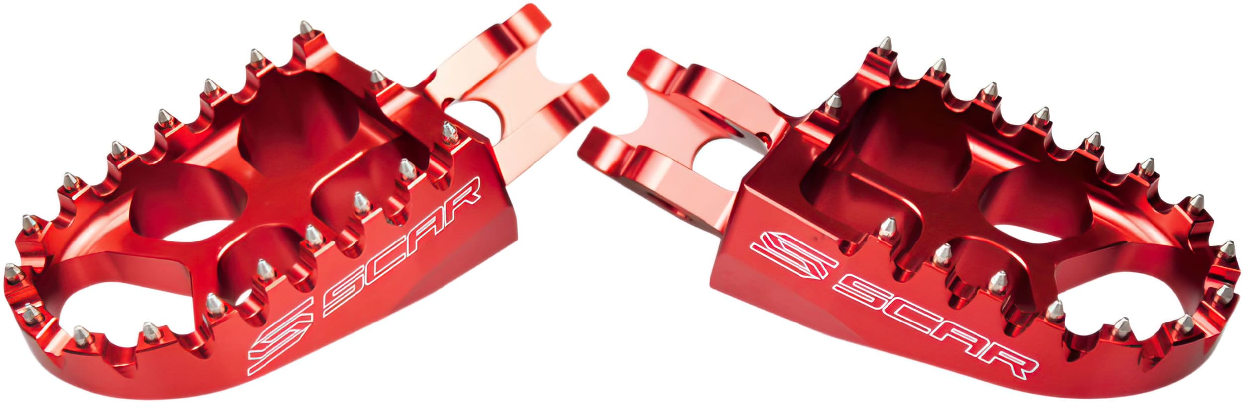 SC-16201004 Poggiapiedi Scar Evolution Kawasaki / Honda rosso, COD: SC-16201004