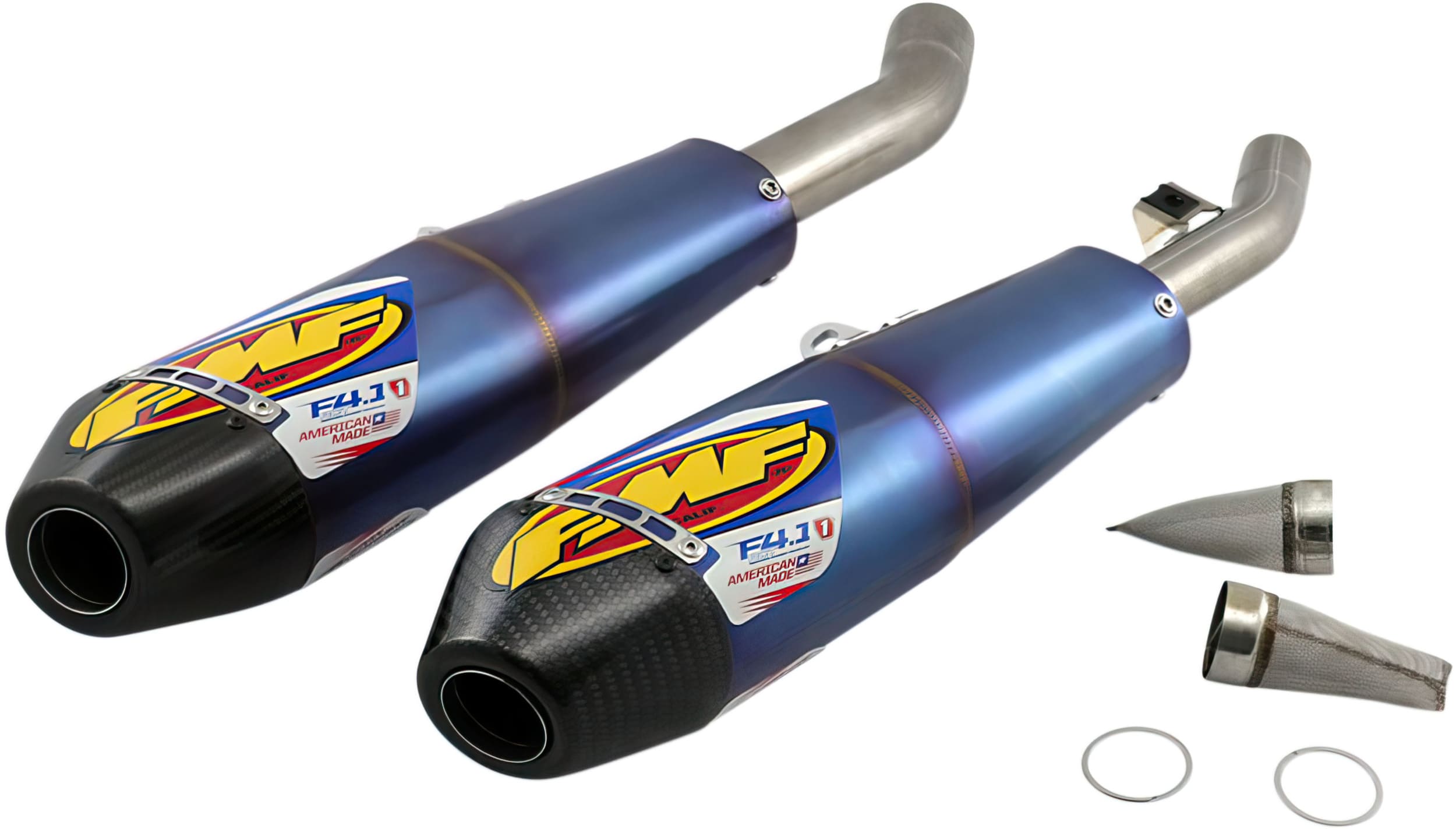 FMF18211932 Silenziatore FMF Factory 4.1 titanio / alluminio (coppia) CRF 450