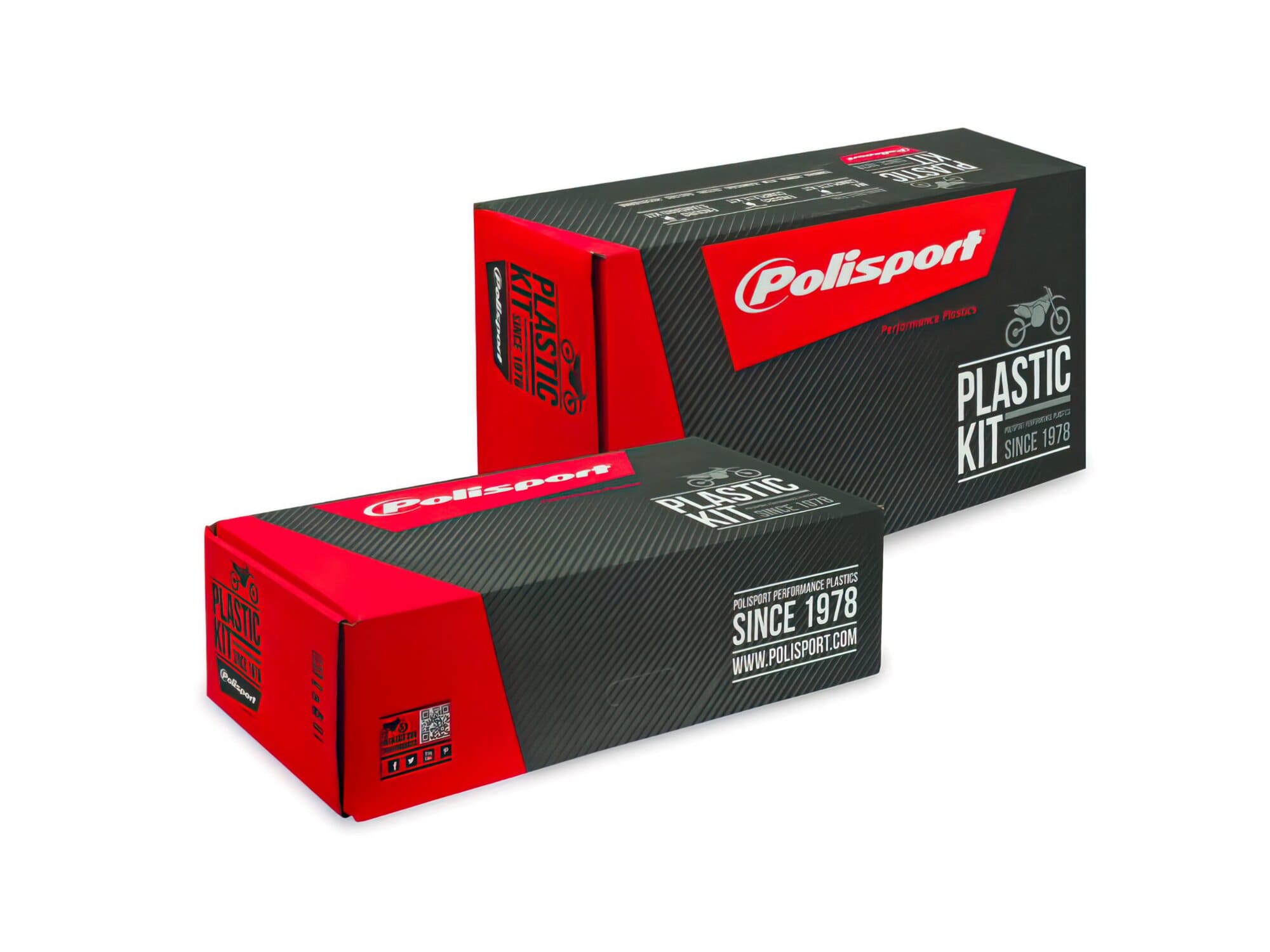 POL-8575000001 Kit Carena Polisport nero KTM EXC / EXC-F