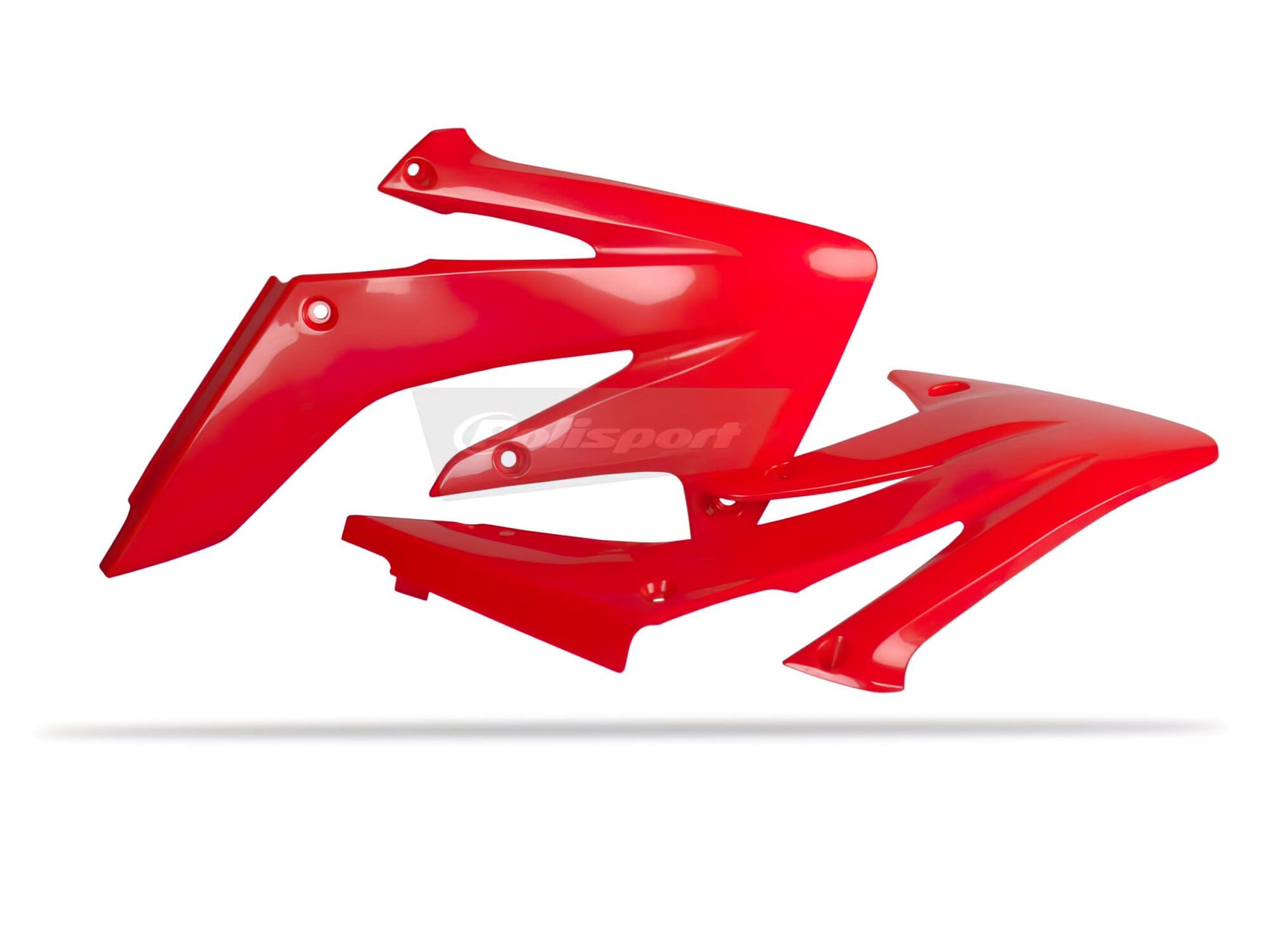 POL-PS215RD11 Front Side Fairing Polisport CRF 250R 04-09 red
