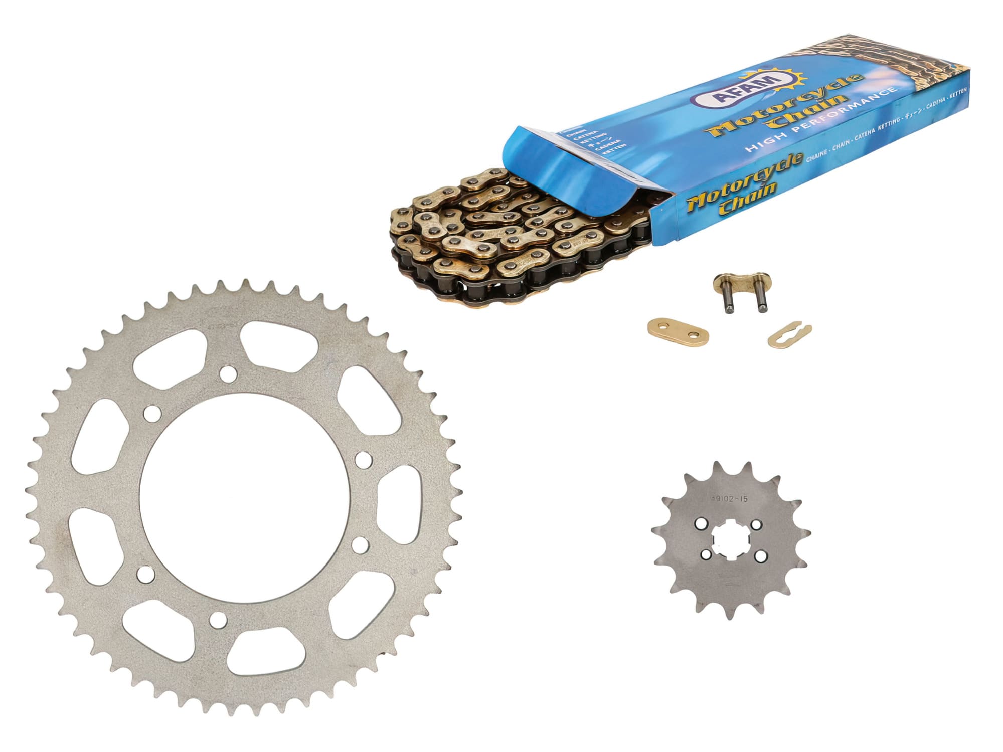 AFAMKS-A-173 Kit Catena AFAM 15x53 - 420 Derbi Senda X-treme, COD: AFAMKS-A-173