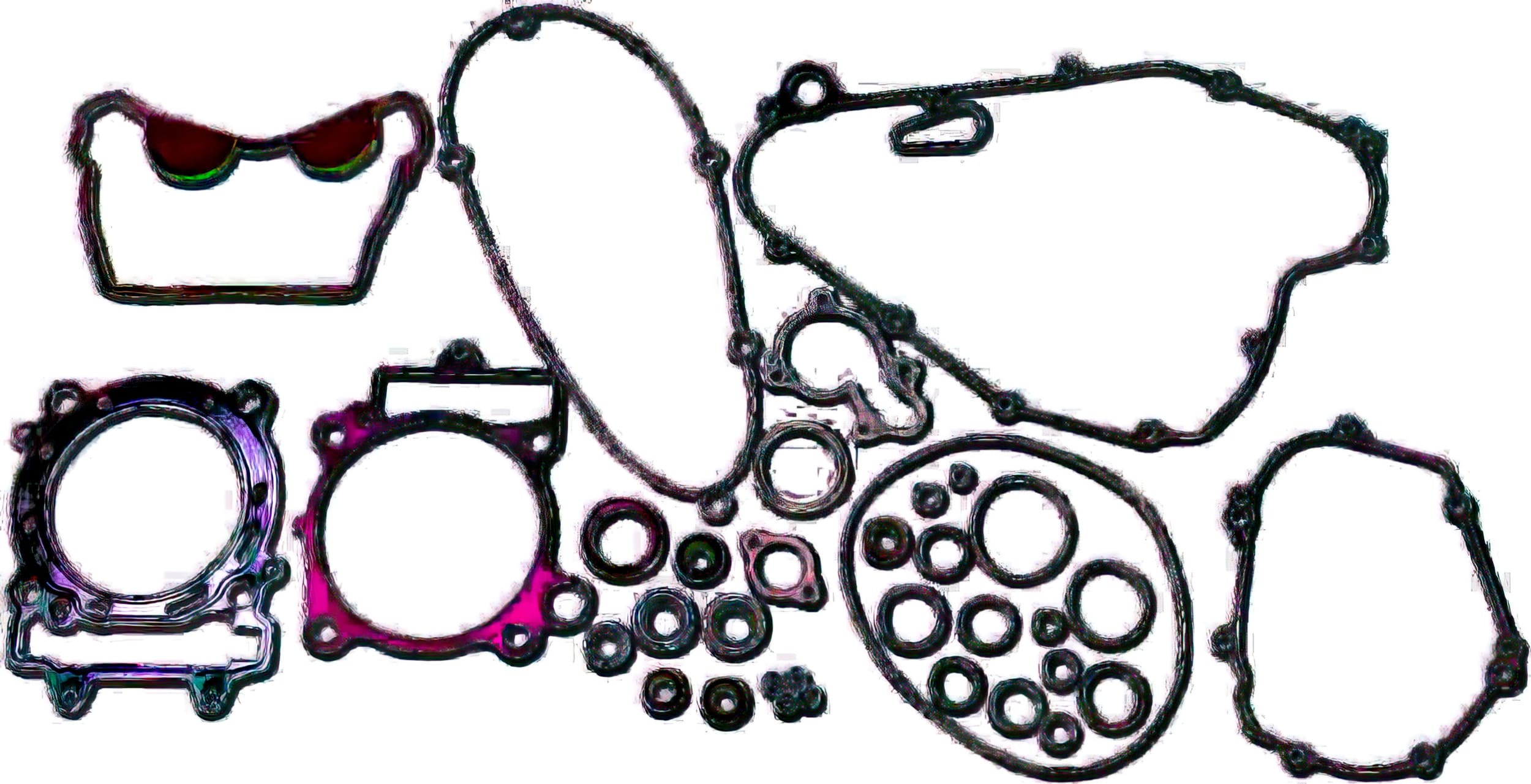 MR09345371 Kit Guarnizioni completo con paraolio Moose Racing KXF 450, COD: MR09345371