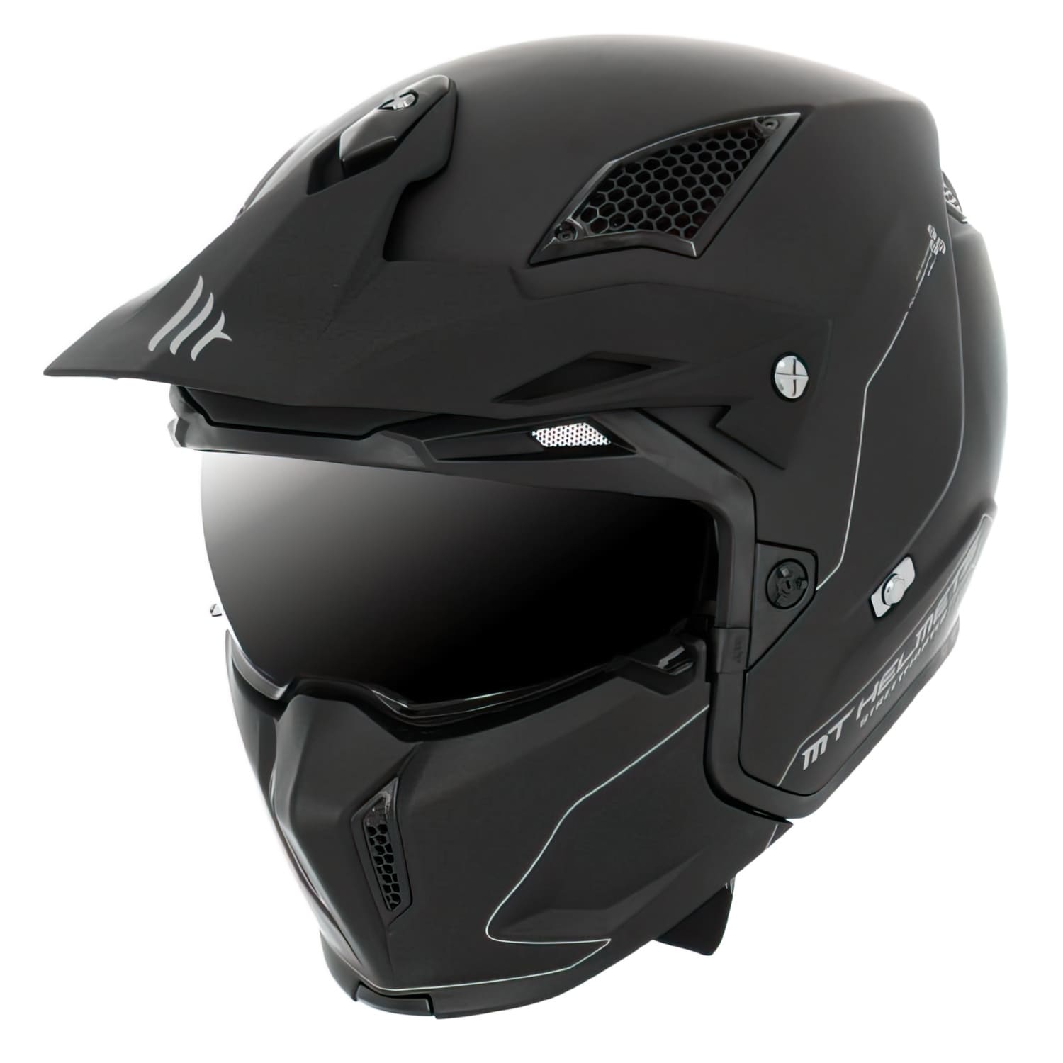 SF-160135 Casco trial MT Streetfighter SV uni nero opaco XXL, COD: SF-160135