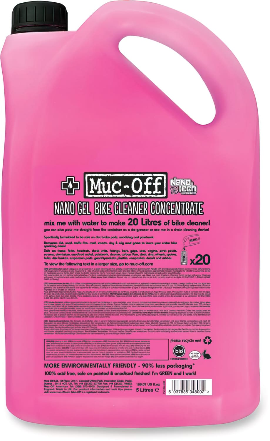 MUC348 Detergente concentrato Nano Tech Muc-Off 5l, COD: MUC348