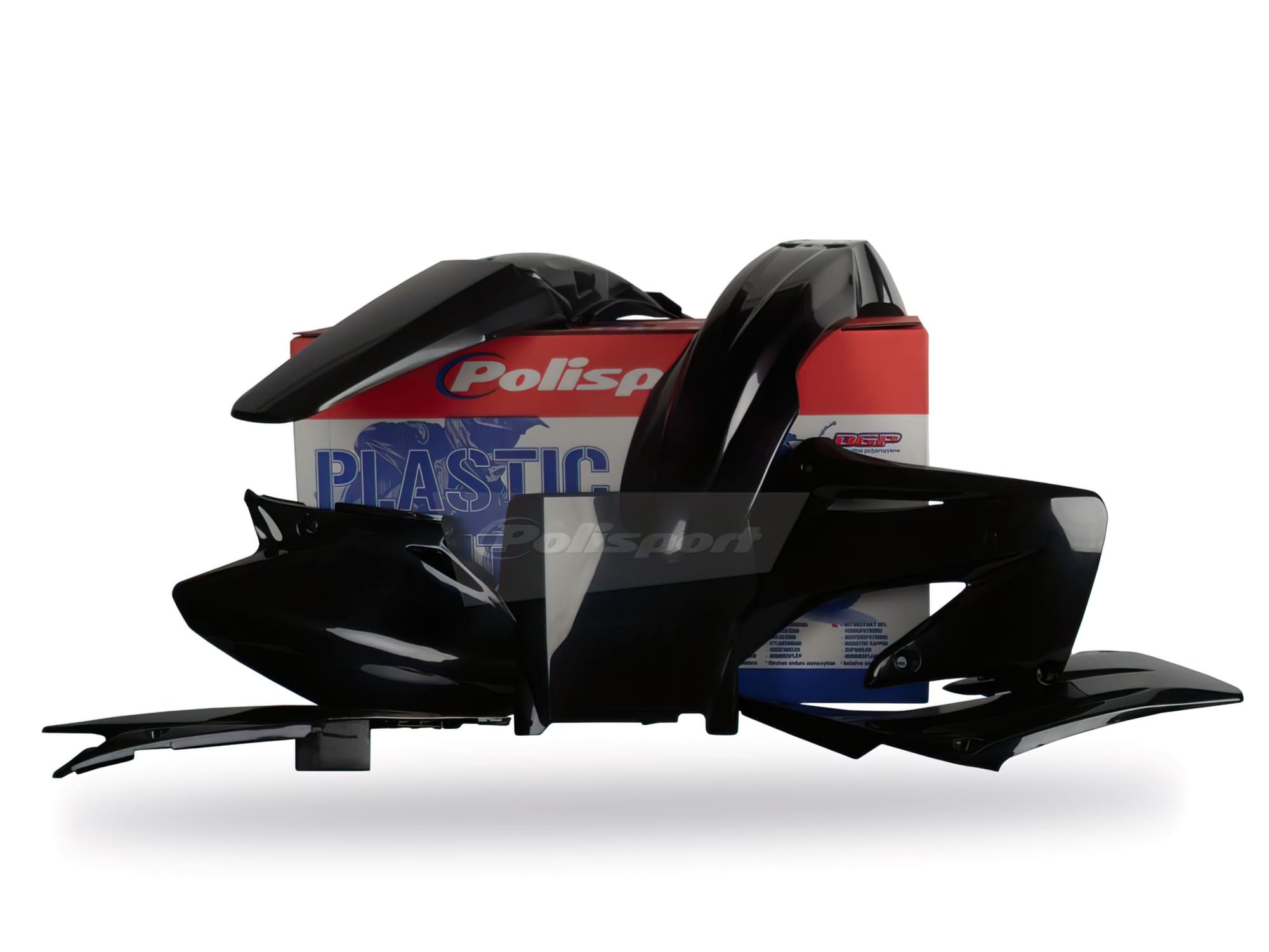 POL-PS211BC21 Polisport Fairing Kit FOR CR 125 CR250 04-07 black