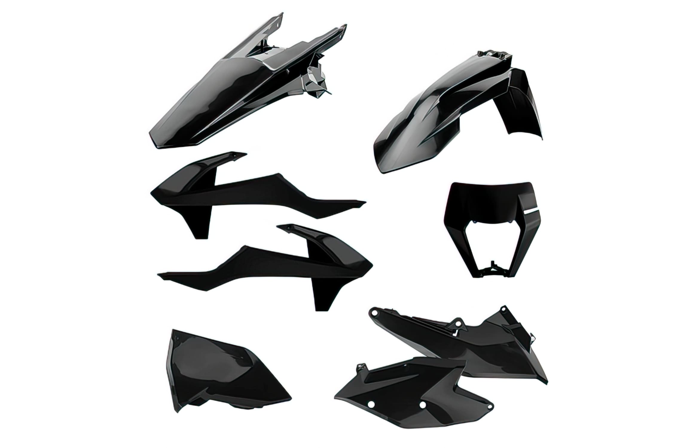 POL-90883 Kit Carena Polisport Enduro nero KTM EXC / EXC-F