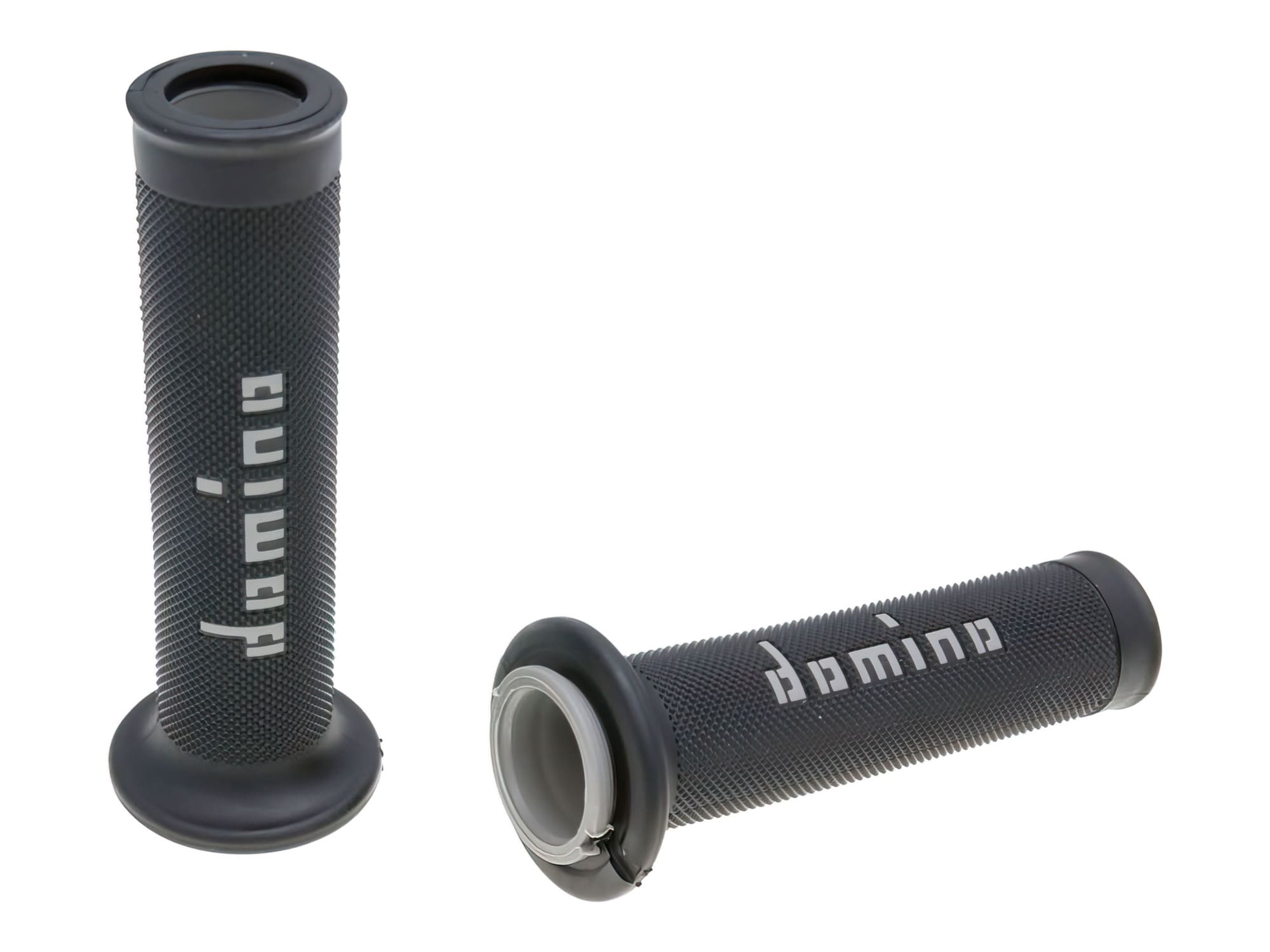 DOM37194RP Manopole Domino A010 On-Road nero / grigio (aperto), COD: DOM37194RP