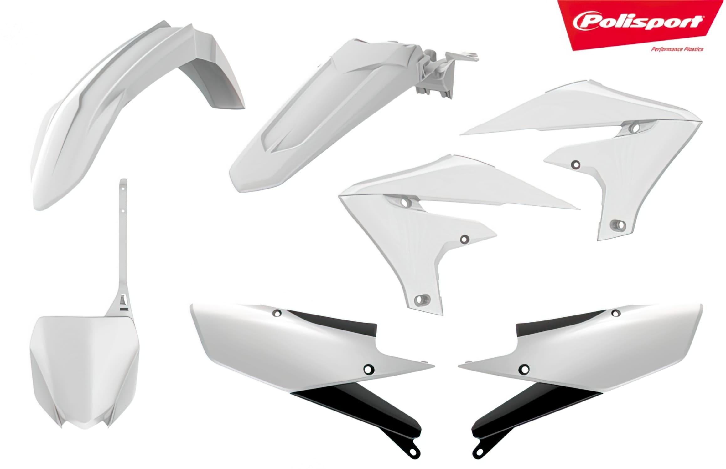 POL-8351700004 Kit Carena Polisport bianco Yamaha YZF 450, COD: POL-8351700004