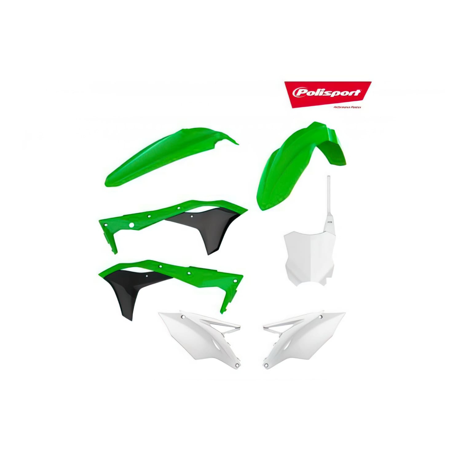 POL-90807 Kit Carena Polisport colore originale (2019) Kawasaki KX250F, COD: POL-90807