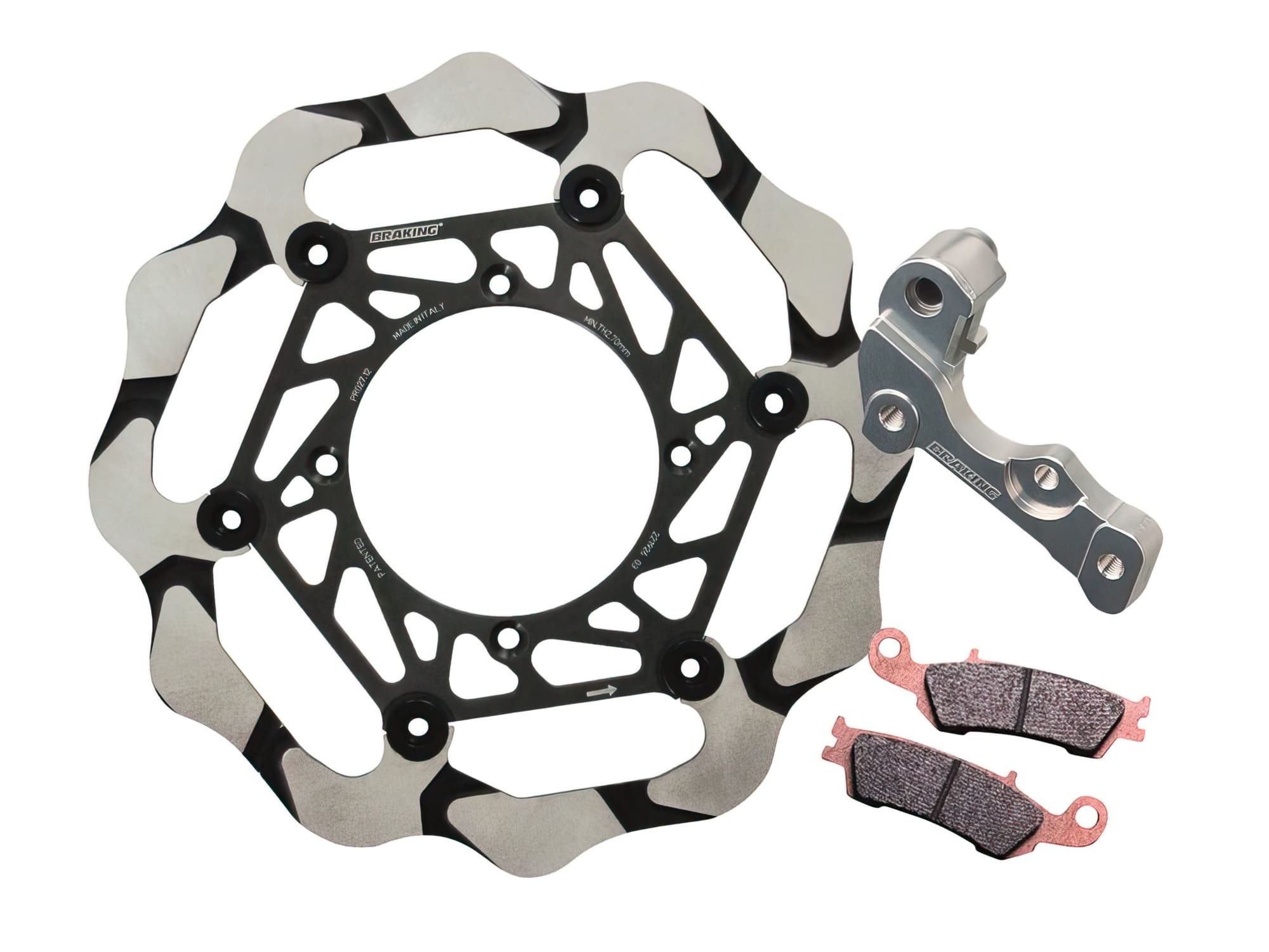 BRA-OKBY23 Oversize 270 mm Braking W-Batfly Alu Yamaha brake disc kit