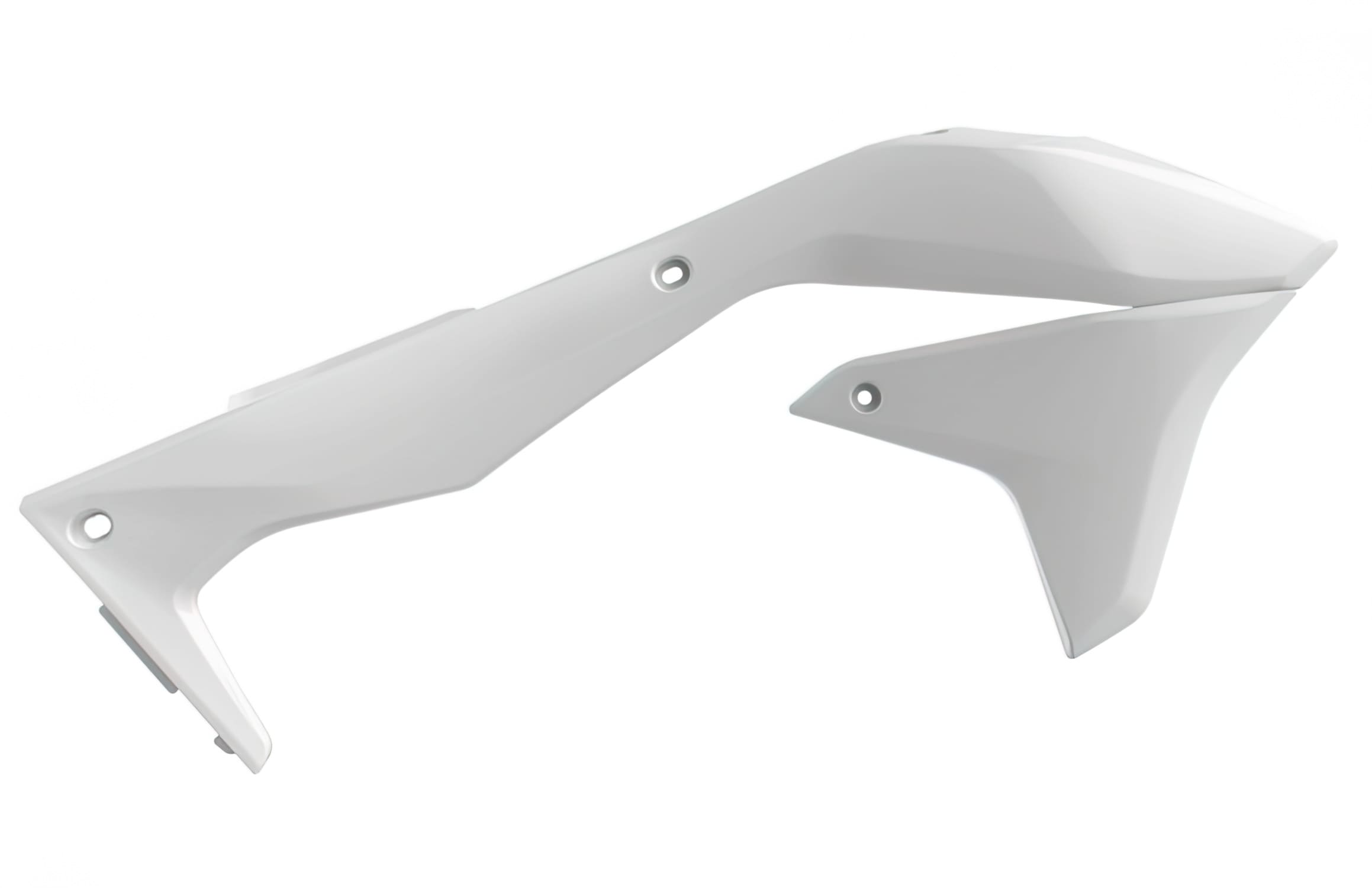POL-8554300002 Carene laterale anteriore Polisport bianco Kawasaki KXF 450, COD: POL-8554300002
